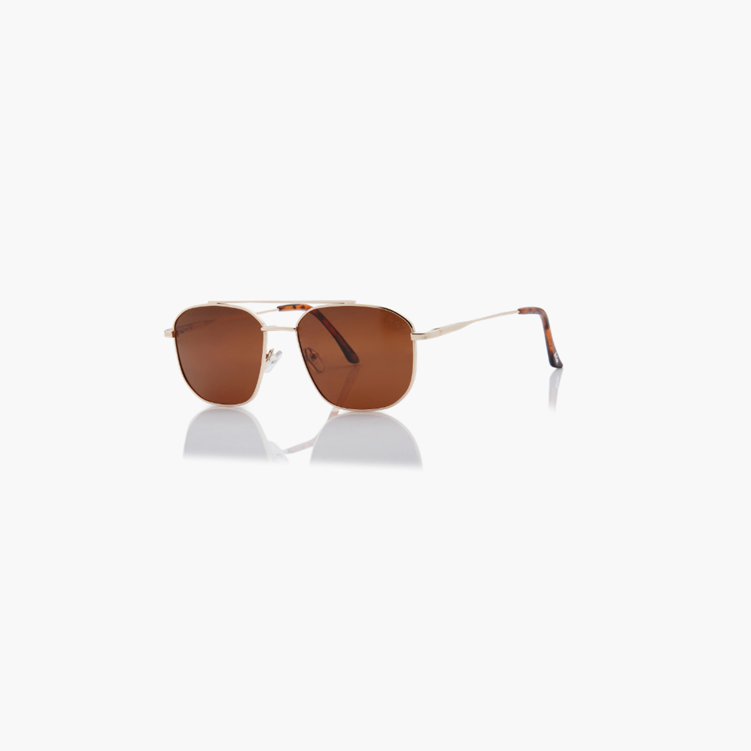 Lee Cooper Polarized 54MM Brown Round Sunglasses - LC1204C01-men-sunglasses-image-1