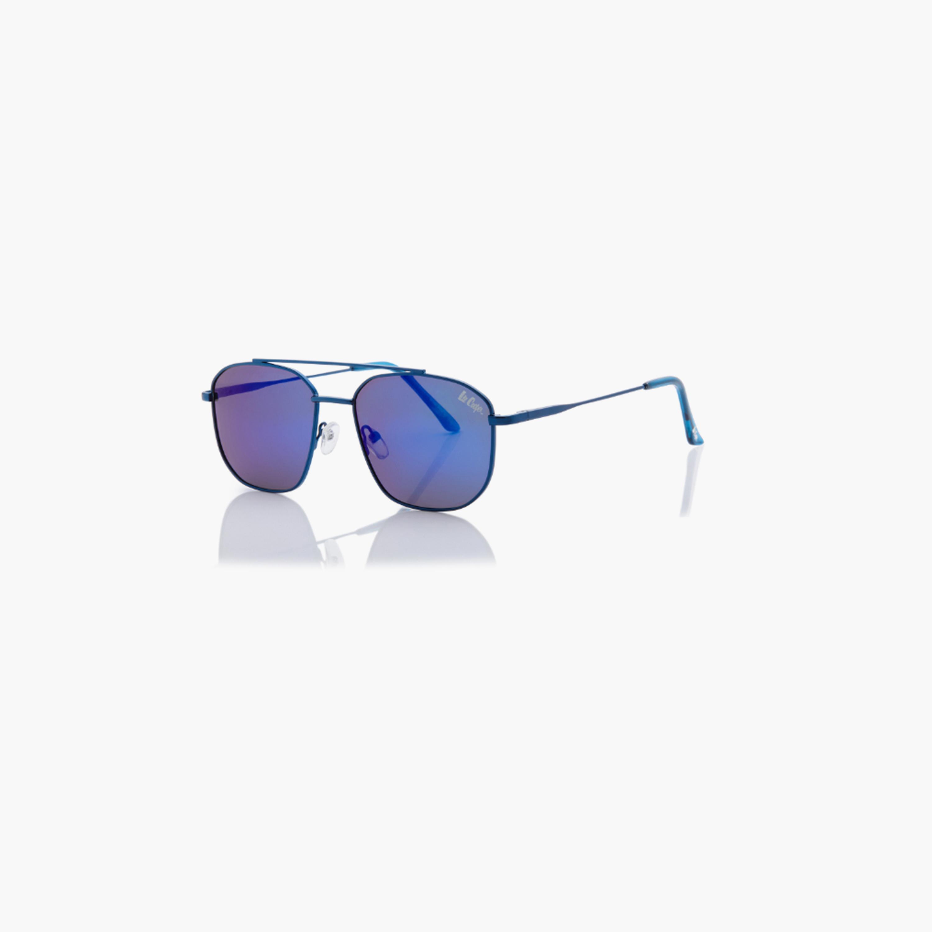 Lee Cooper Polarized 54MM Blue Mirror Round Sunglasses - LC1204C03-men-sunglasses-image-1