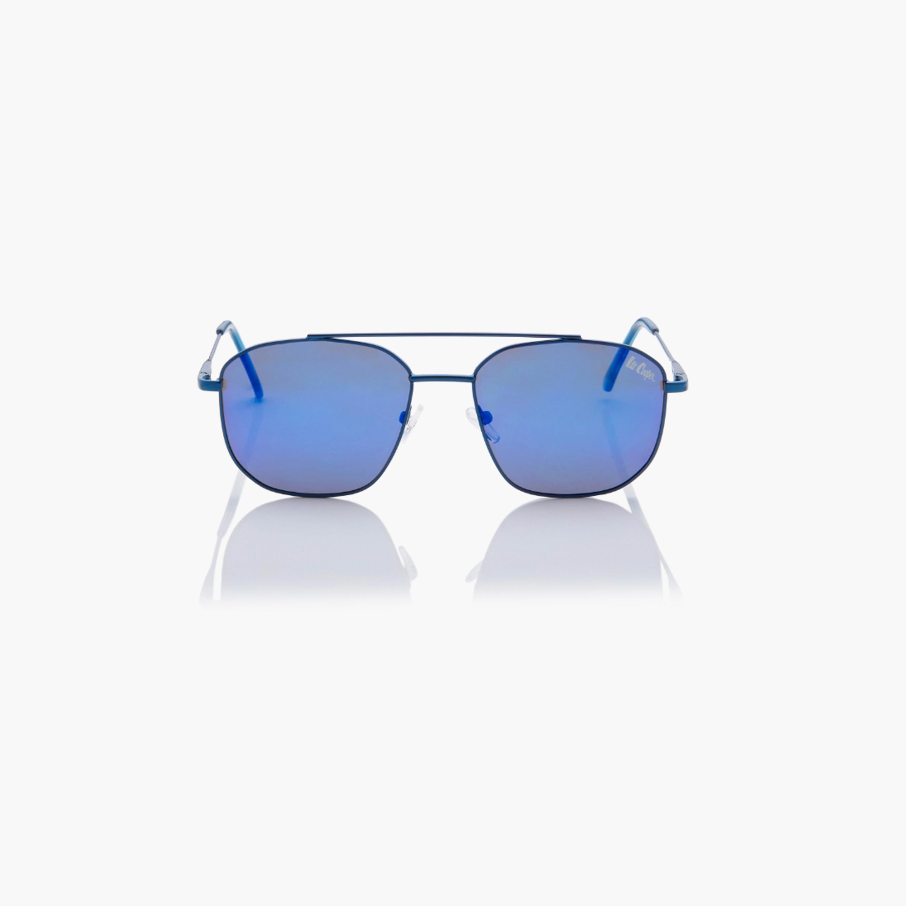 Lee Cooper Polarized 54MM Blue Mirror Round Sunglasses - LC1204C03-men-sunglasses-image-3