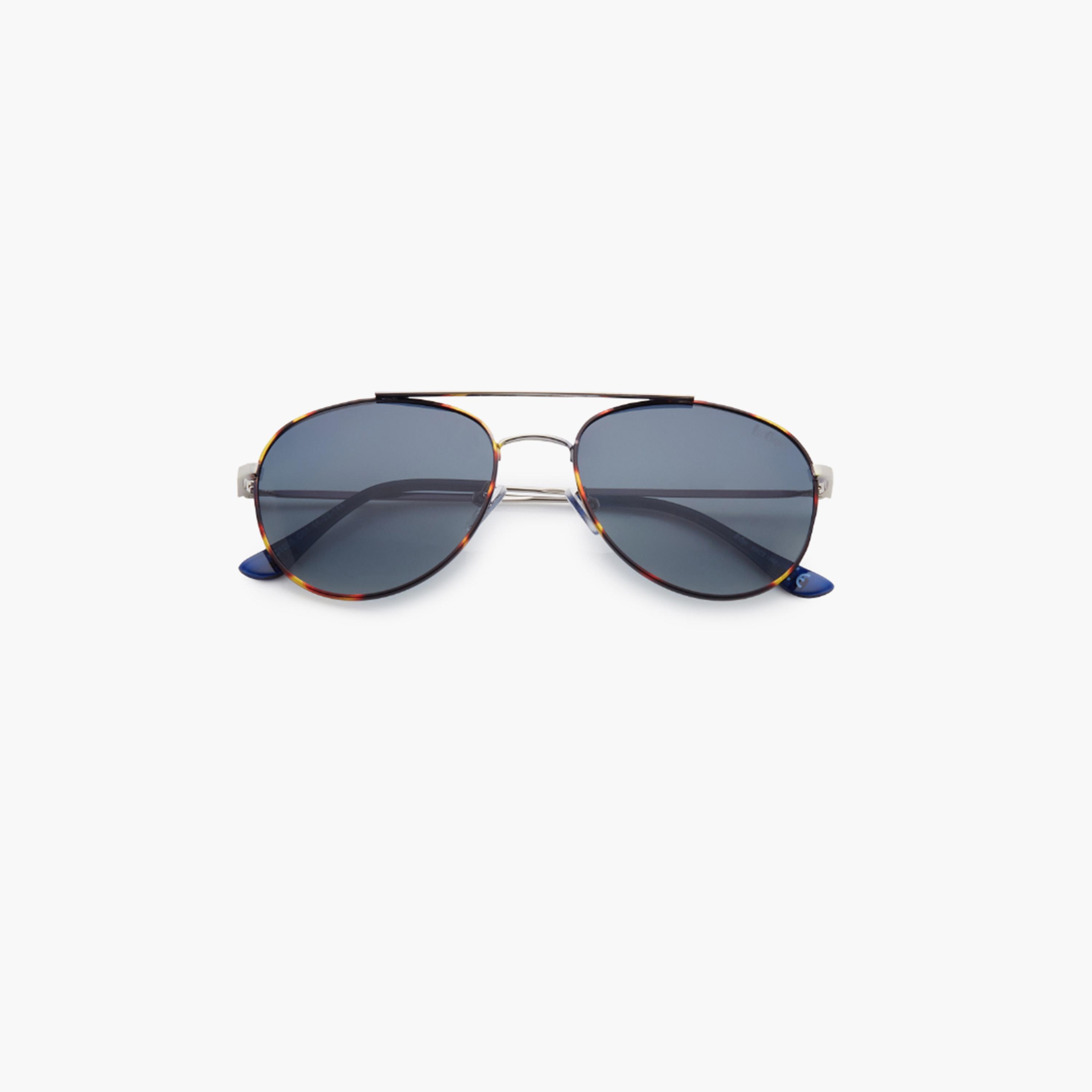 نظارة شمسية المستقطبة الإطار الفضي التدرج G15 عدسة عاكسة 56 مم مستديرة-men-sunglasses-image-6