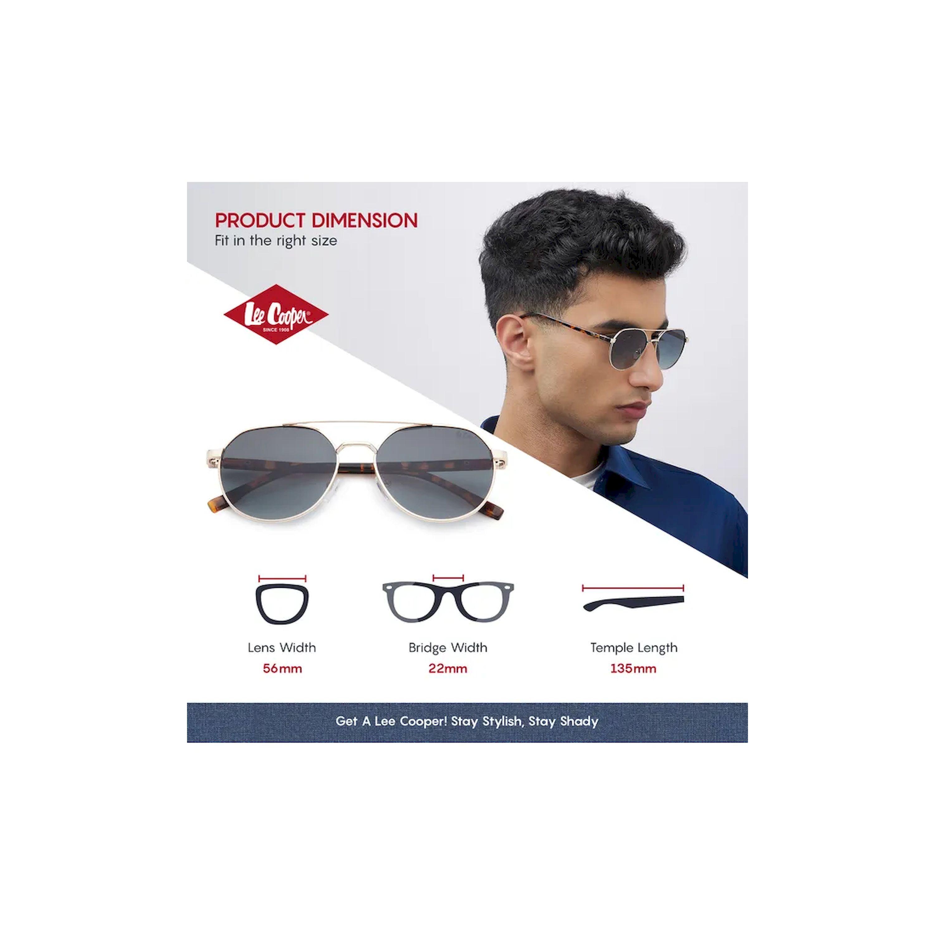Lee Cooper Polarized 56MM Gradient G15 Round Sunglasses - LC1206C03-men-sunglasses-image-2