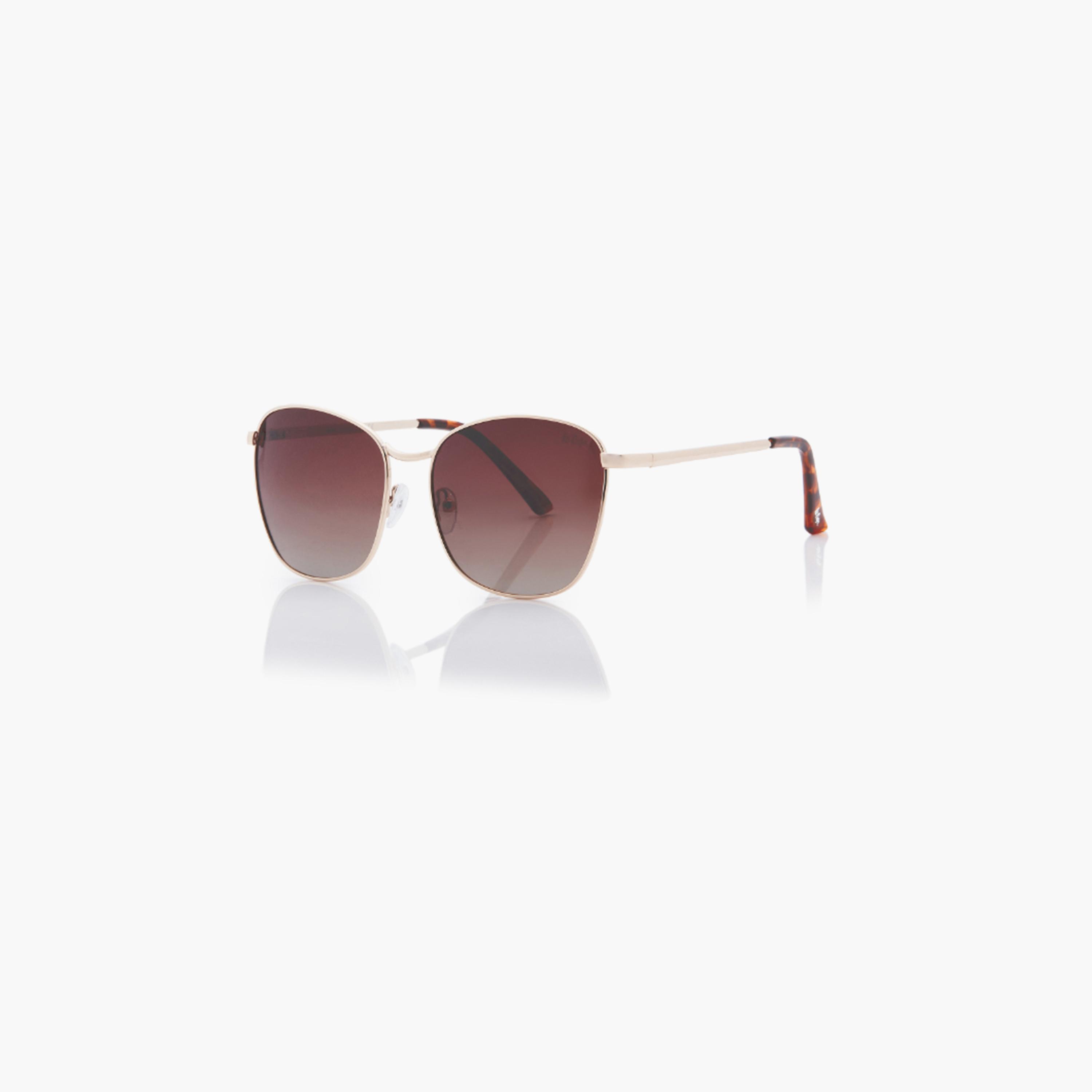 Lee Cooper Polarized 55MM Gradient Brown Rectangle Sunglasses - LC1207C01-women-sunglasses-image-1