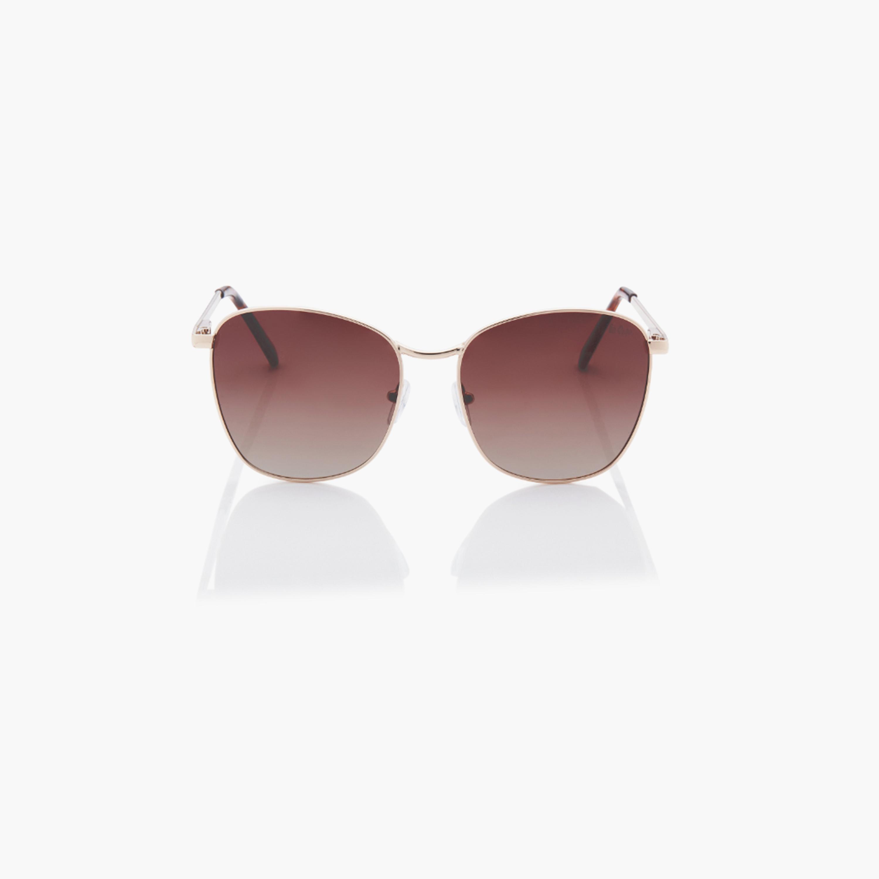 Lee Cooper Polarized 55MM Gradient Brown Rectangle Sunglasses - LC1207C01-women-sunglasses-image-3