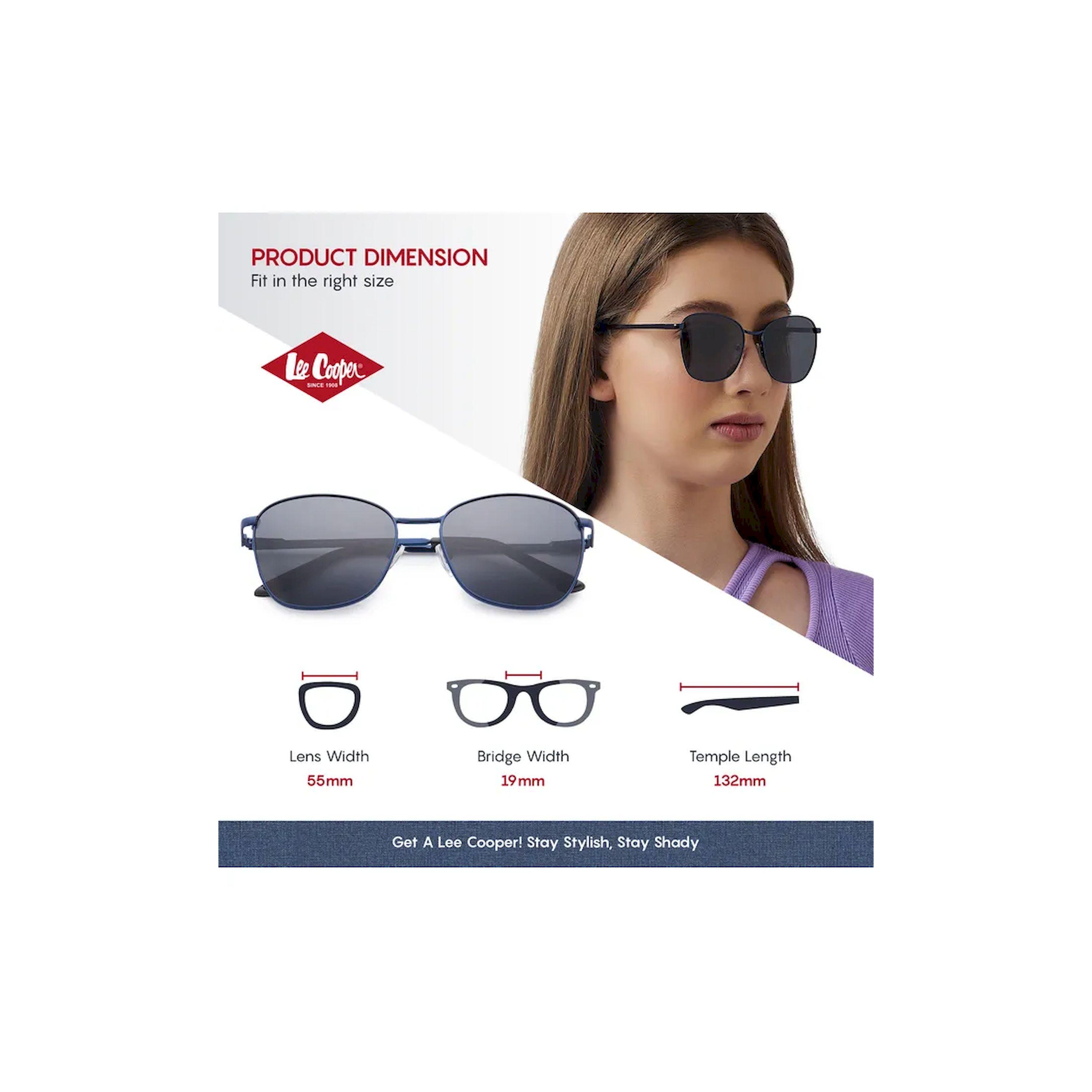 Lee Cooper Polarized 55MM Grey Rectangle Sunglasses - LC1207C03-women-sunglasses-image-2