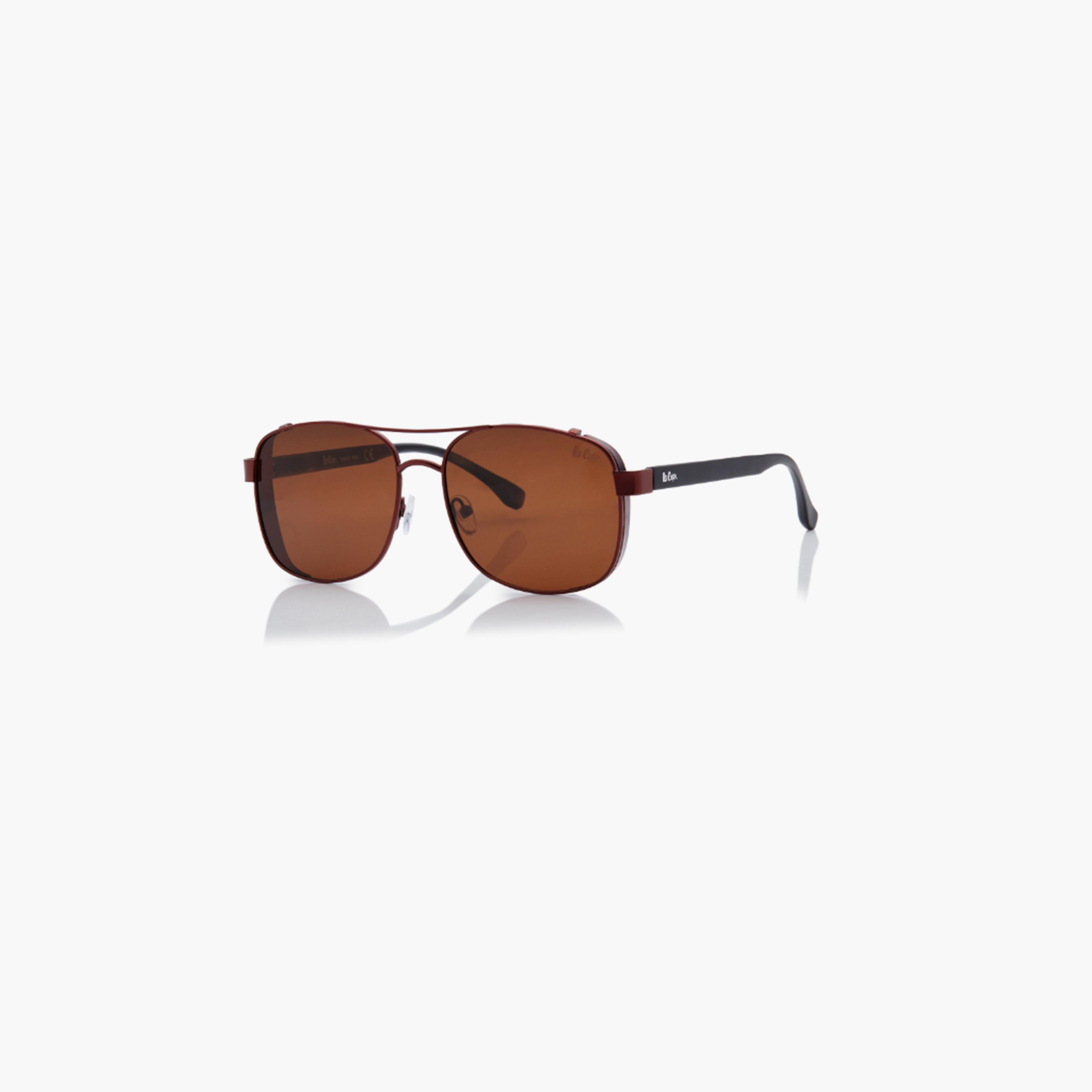 Lee Cooper Polarized 59MM Brown Square Sunglasses - LC1209C02-men-sunglasses-image-1