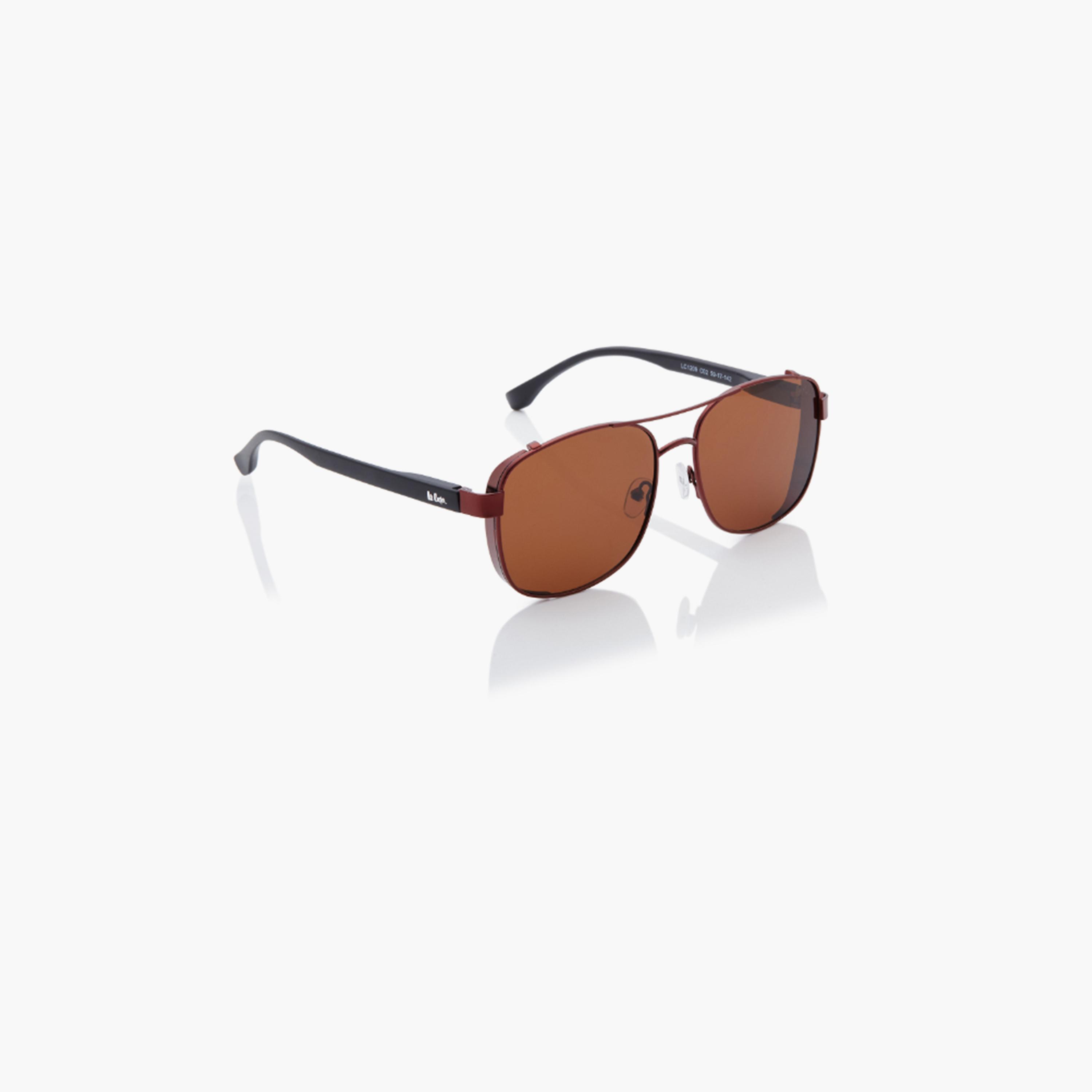 Lee Cooper Polarized 59MM Brown Square Sunglasses - LC1209C02-men-sunglasses-image-5