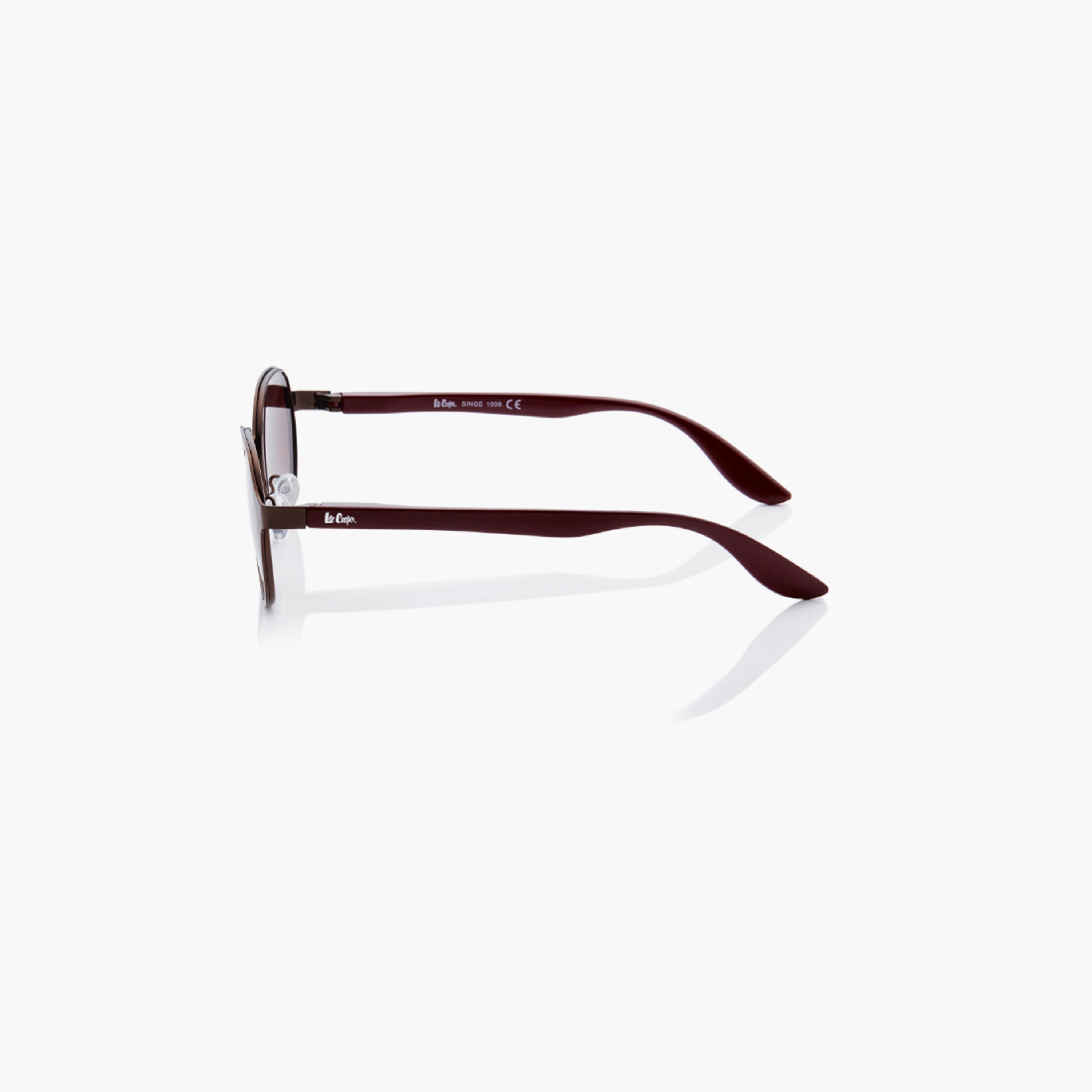 Lee Cooper Polarized 51MM Gradient Brown Round Sunglasses - LC1211C02-men-sunglasses-image-4