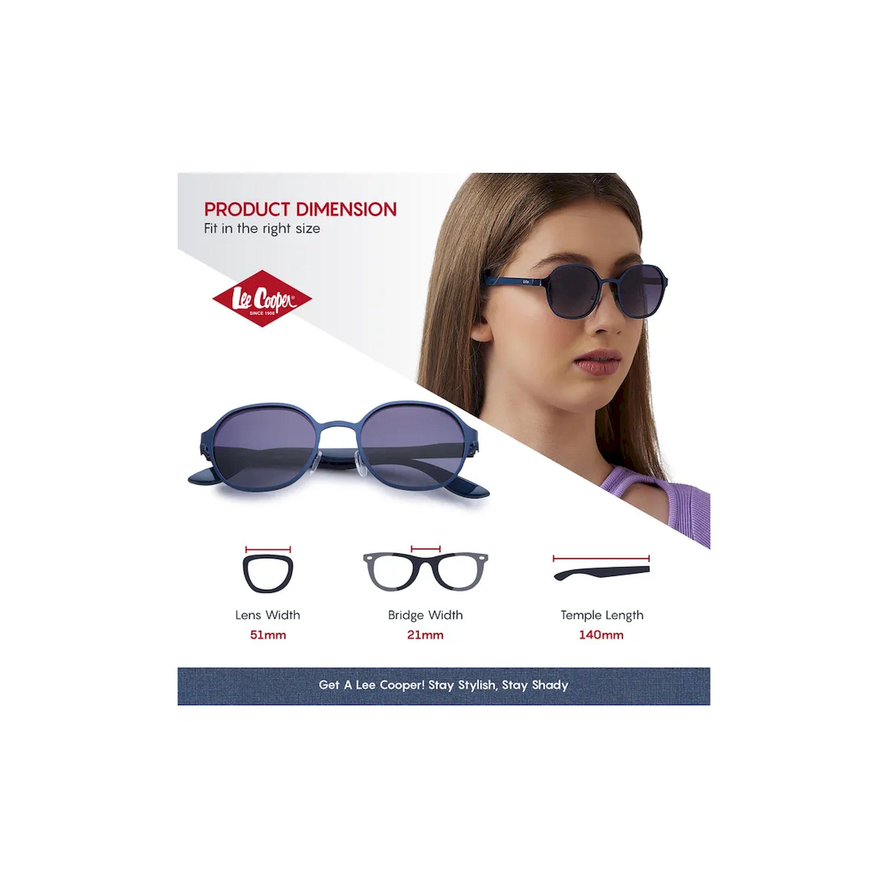 نظارة شمسية مستقطبة إطار أزرق غير لامع عدسة عاكسة رمادية متدرجة 51 مم-men-sunglasses-image-7