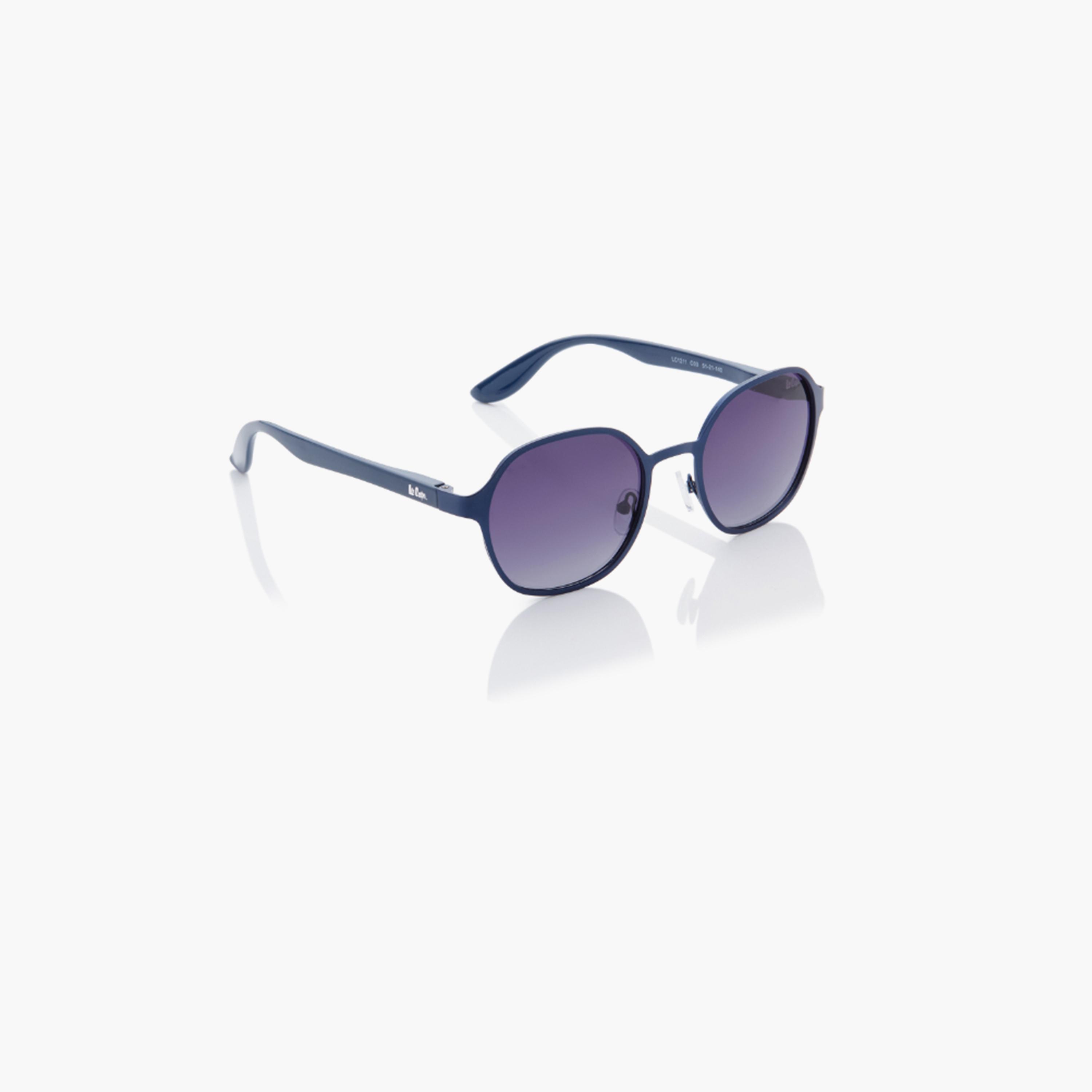 نظارة شمسية مستقطبة إطار أزرق غير لامع عدسة عاكسة رمادية متدرجة 51 مم-men-sunglasses-image-4