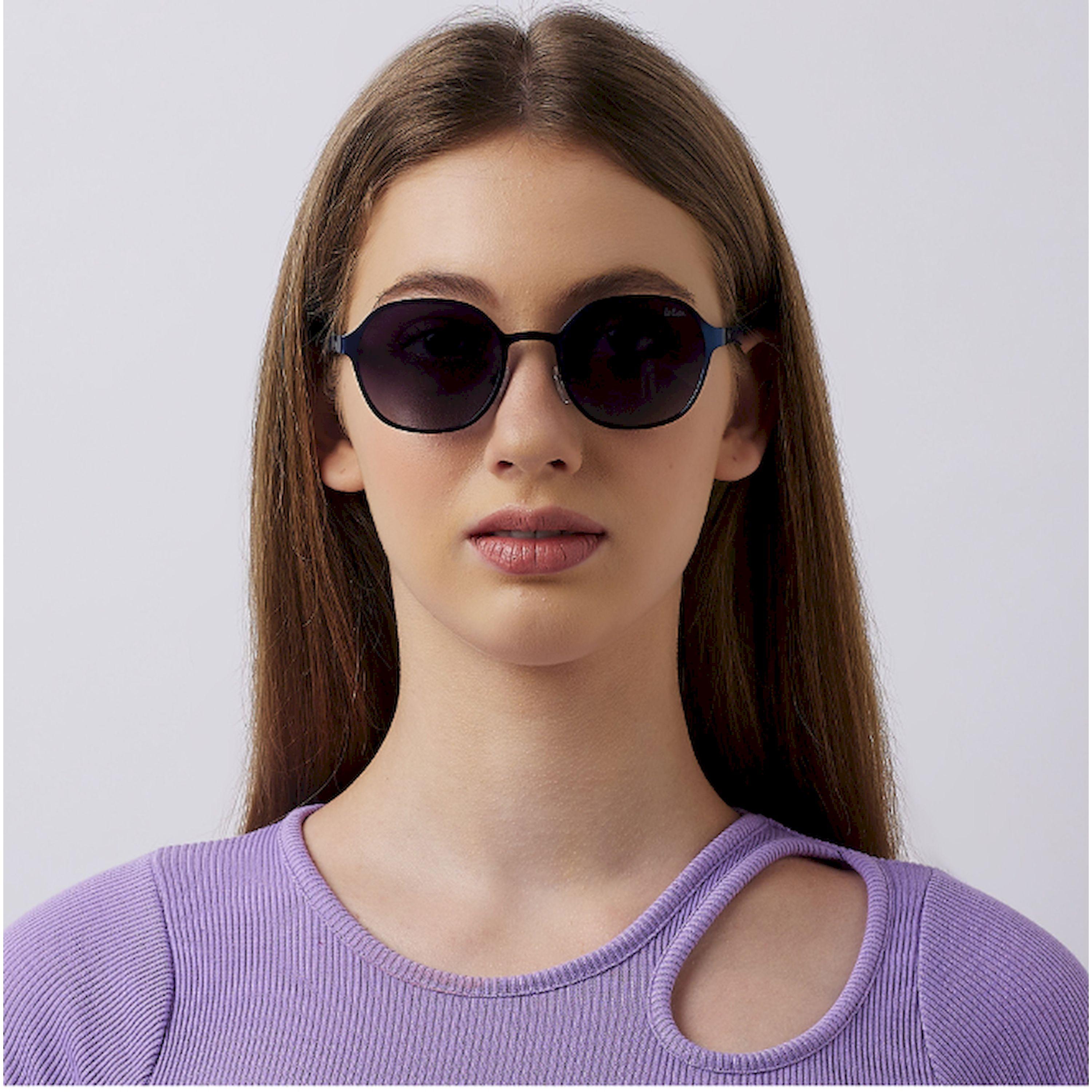 نظارة شمسية مستقطبة إطار أزرق غير لامع عدسة عاكسة رمادية متدرجة 51 مم-men-sunglasses-image-2