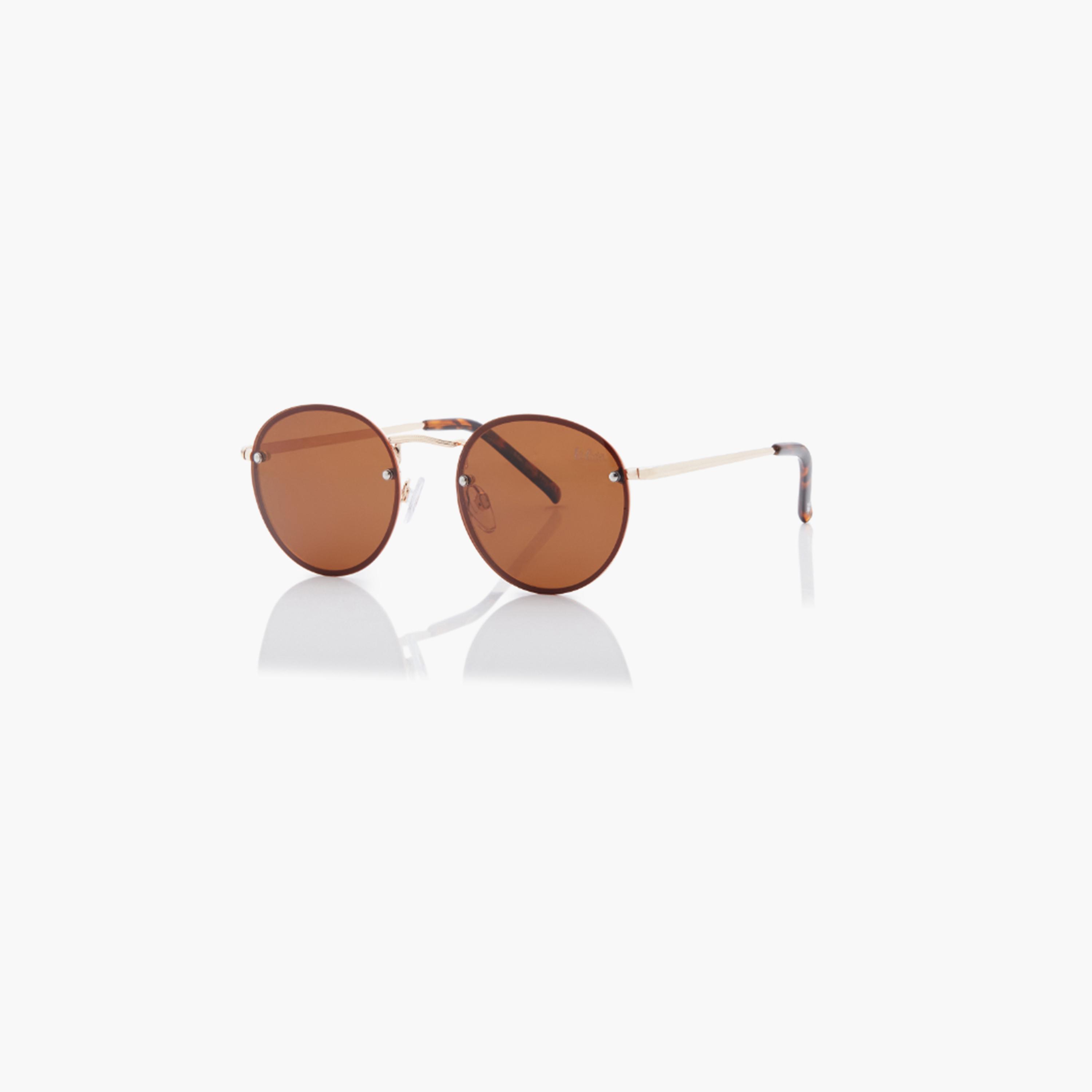 Lee Cooper Polarized 53MM Brown Round Sunglasses - LC1212C01-men-sunglasses-image-1