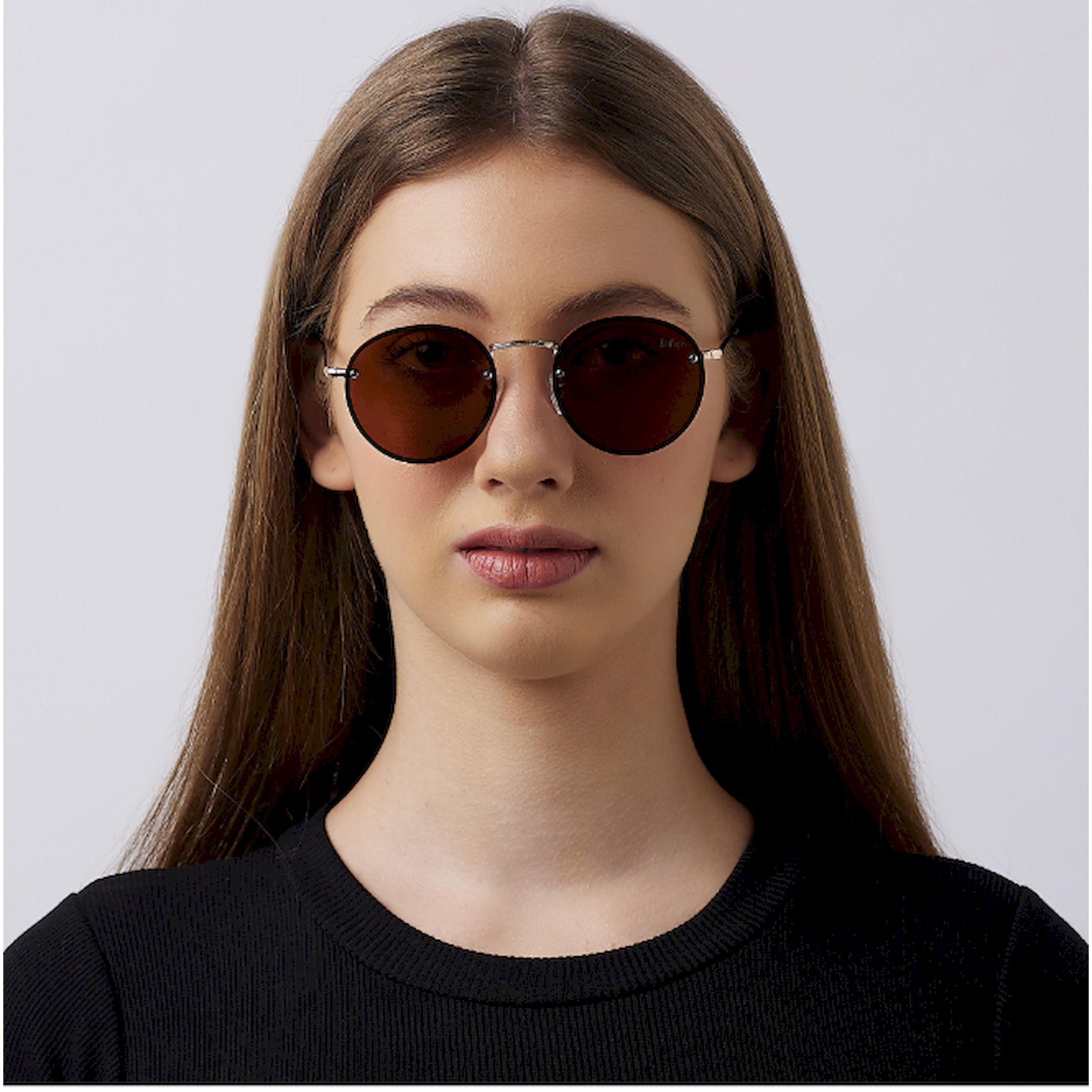 نظارة شمسية مستقطبة إطار ذهبي عدسة عاكسة بنية 53 مم-men-sunglasses-image-7