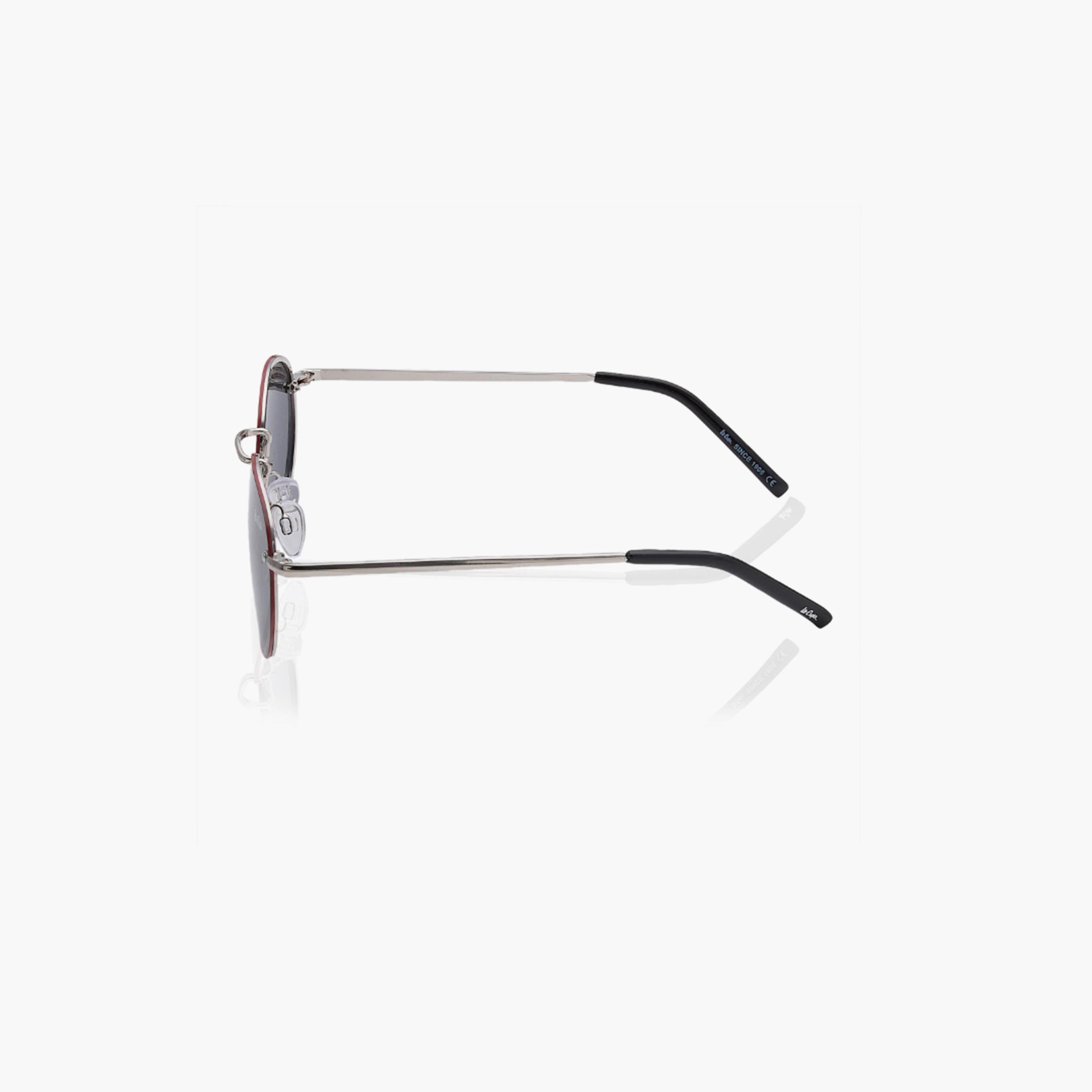 Lee Cooper Polarized 53MM Grey Round Sunglasses - LC1212C03-men-sunglasses-image-5