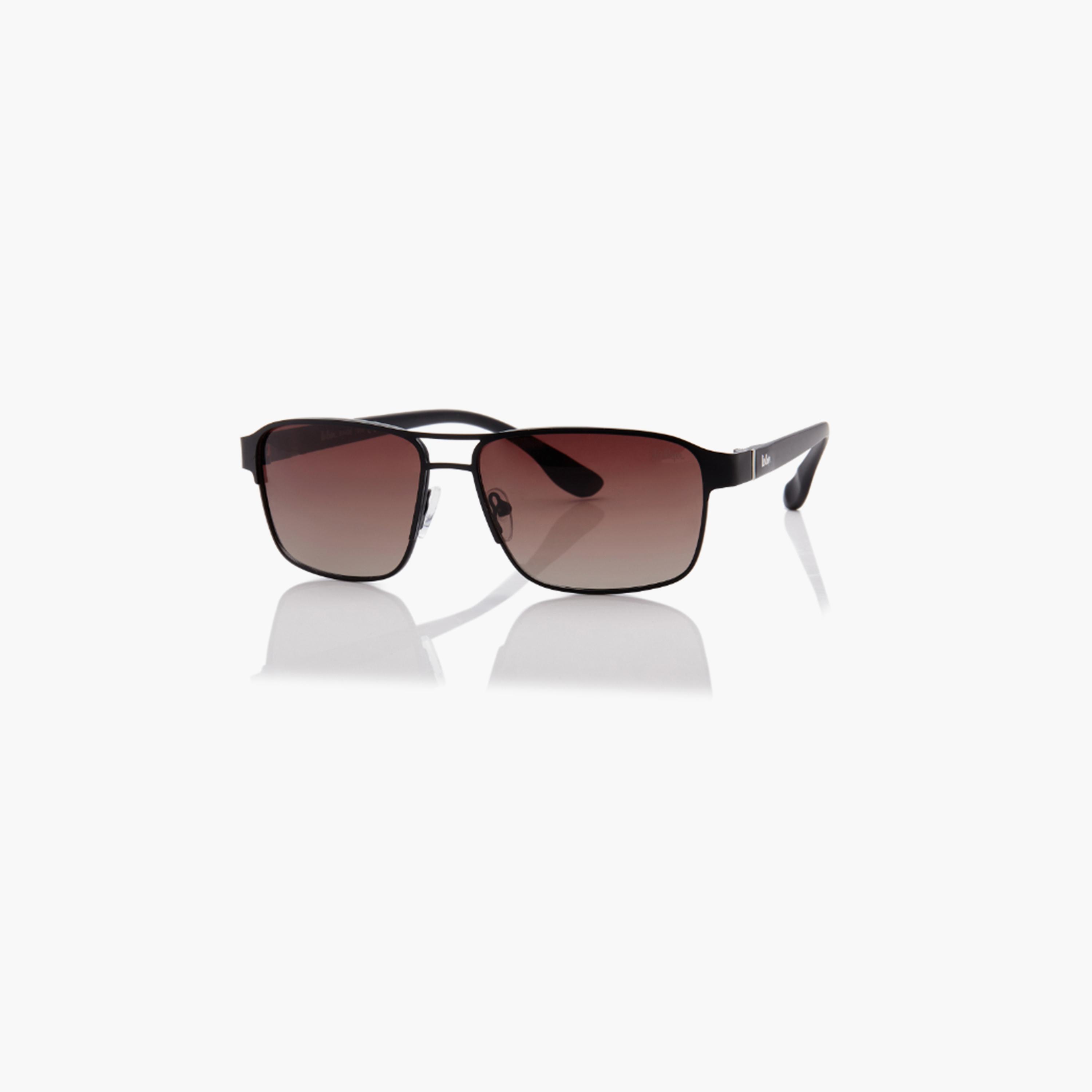 Lee Cooper Polarized 55MM Matte Black Square Sunglasses - LC1214C01-men-sunglasses-image-1