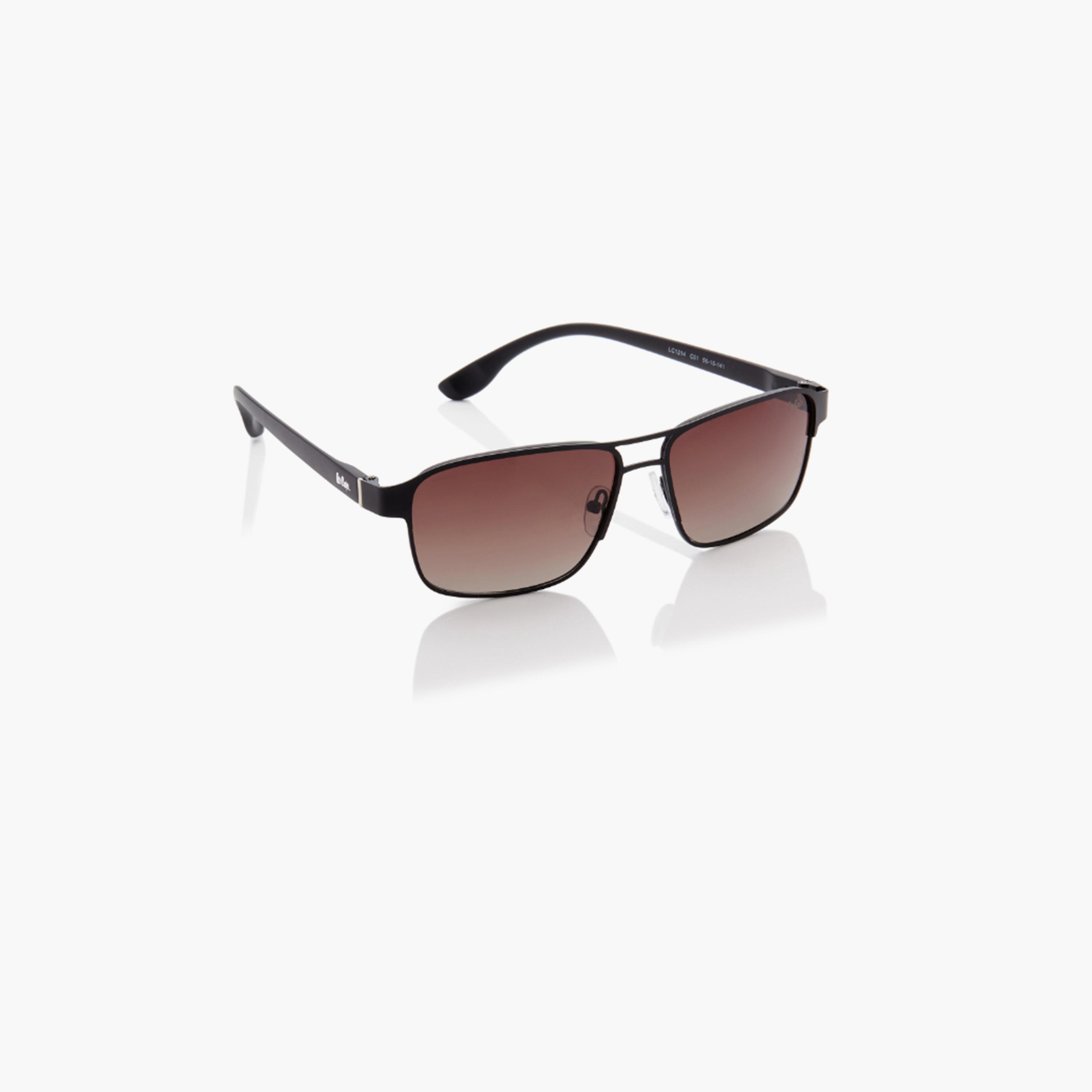 Lee Cooper Polarized 55MM Matte Black Square Sunglasses - LC1214C01-men-sunglasses-image-5