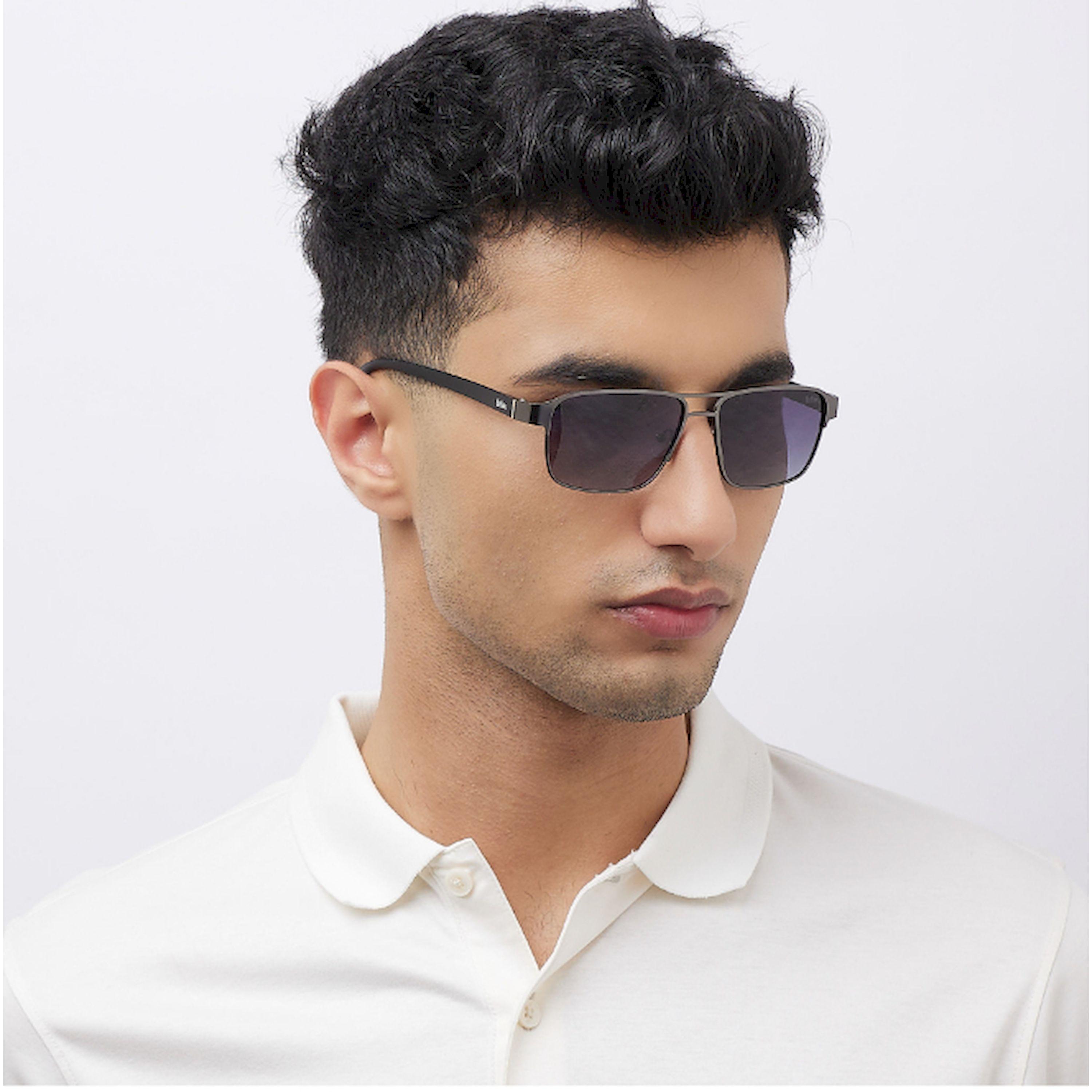 نظارة شمسية المستقطبة G15 الإطار ماتي بندقية عاكسة عدسة 55 مم مربعة-men-sunglasses-image-1