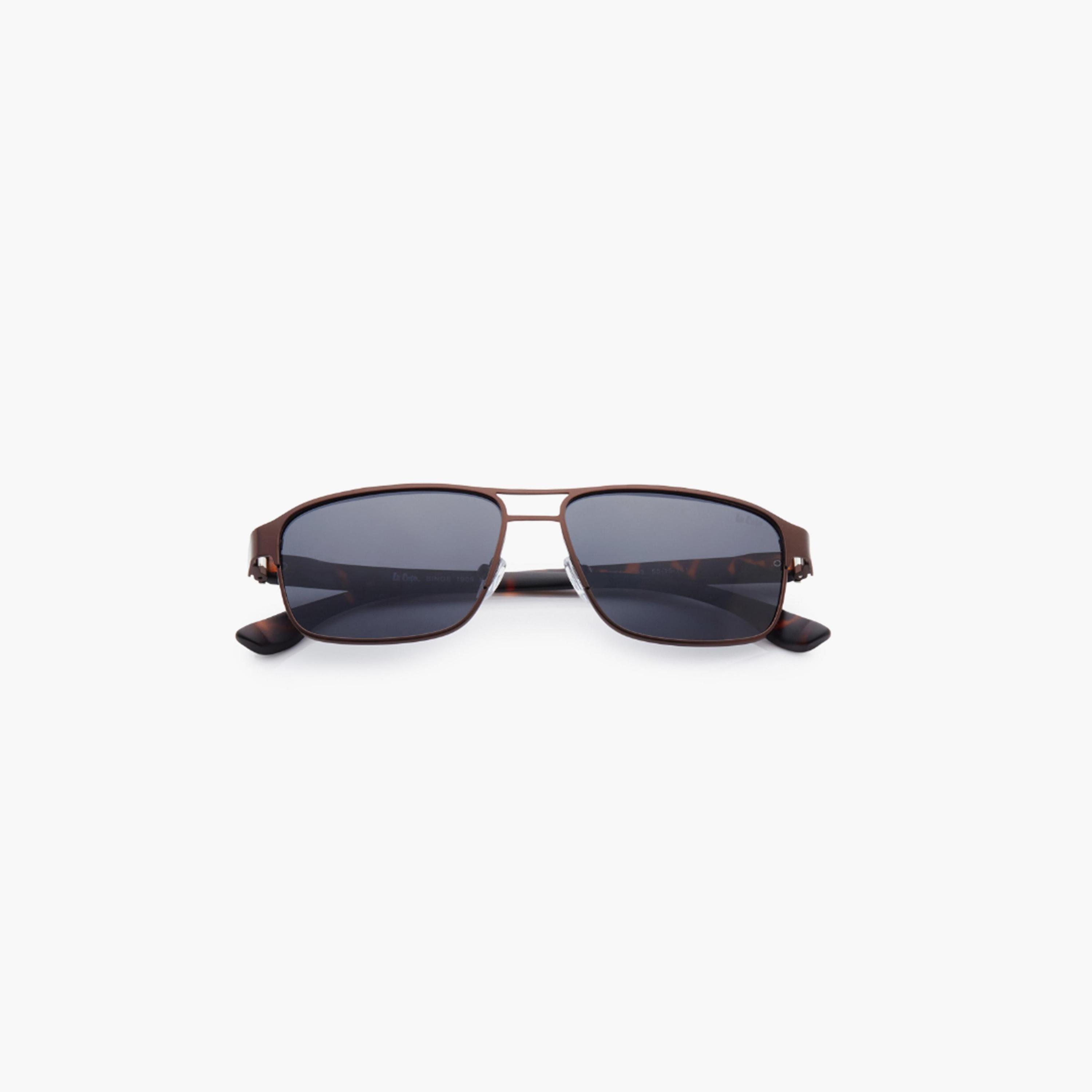 Lee Cooper Polarized 55MM Matte Brown Square Sunglasses - LC1214C03-men-sunglasses-image-6