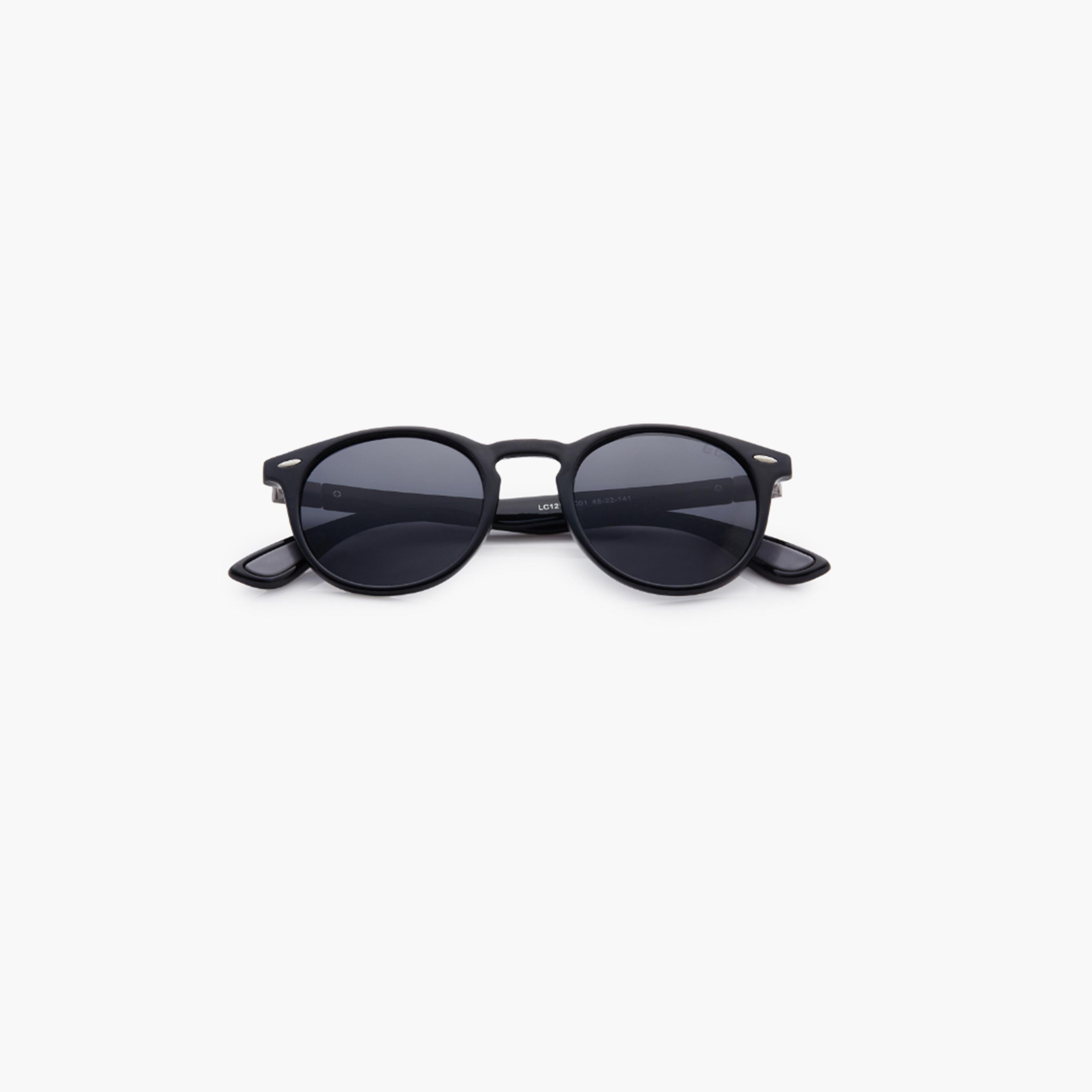 Lee Cooper Polarized 48MM Black Round Sunglasses - LC1216C01-women-sunglasses-image-6