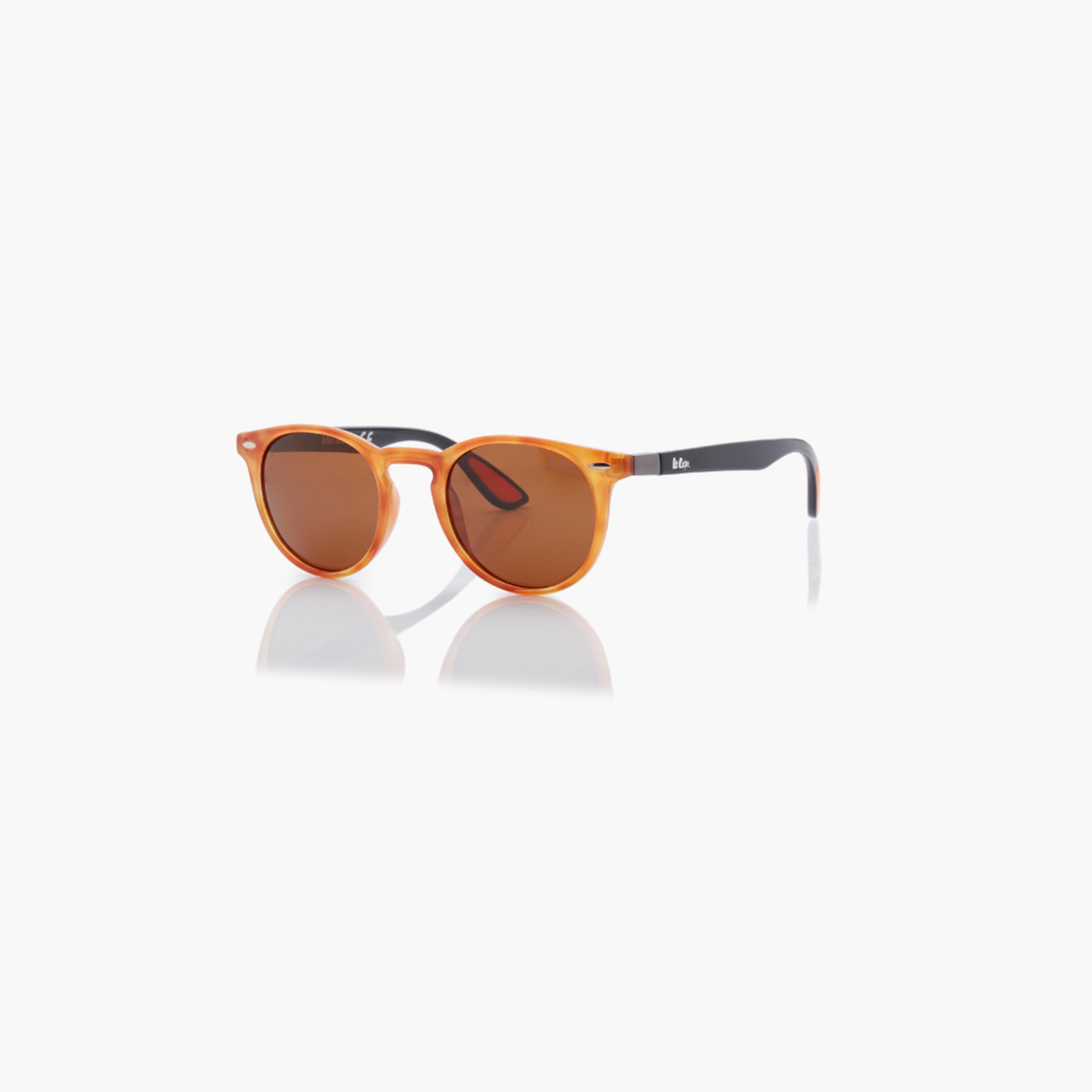 Lee Cooper Polarized 48MM Brown Tortoise Round Sunglasses - LC1216C02-women-sunglasses-image-1