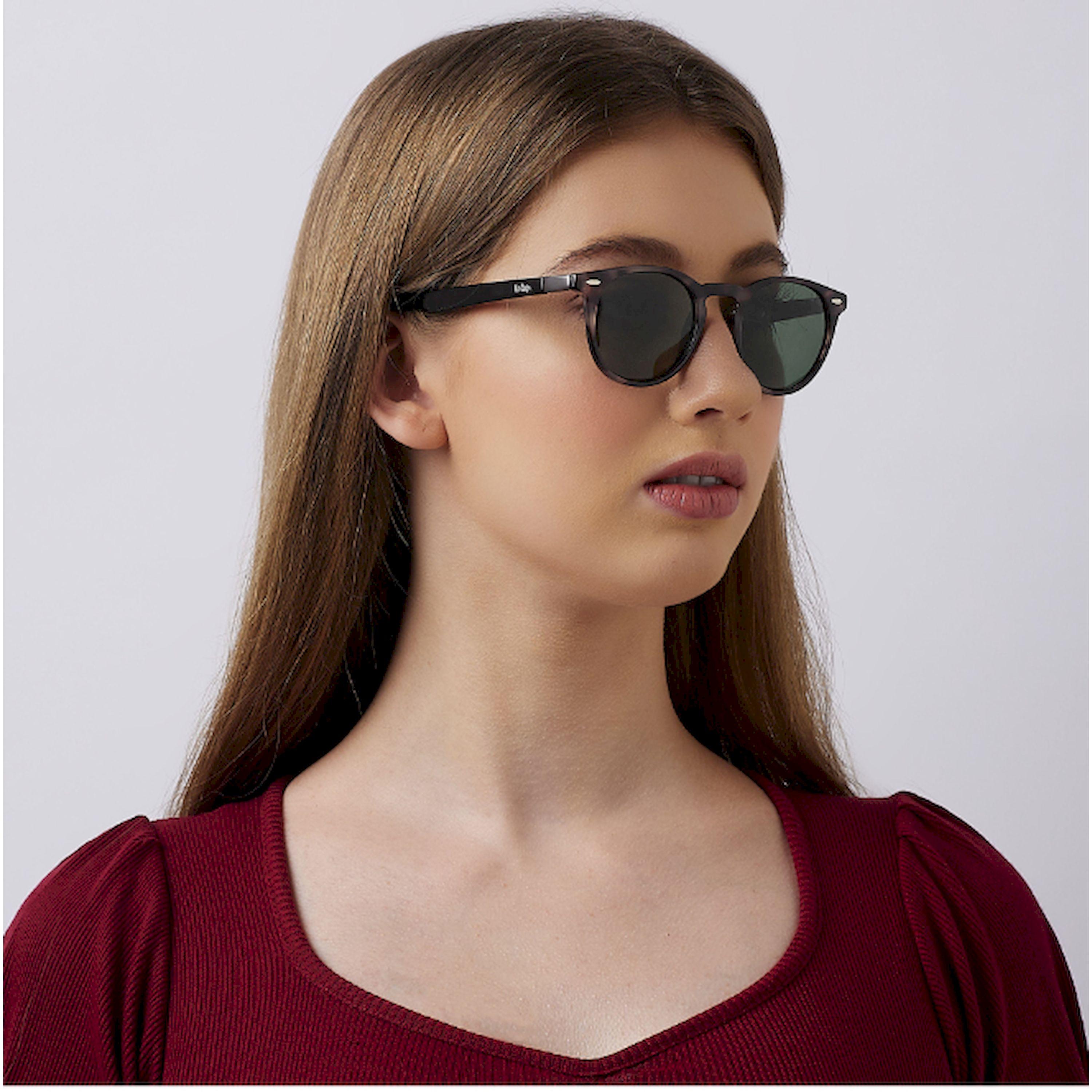 نظارة شمسية المستقطبة G15 الإطار السلحفاة عدسة عاكسة السلحفاة 48مم مستديرة-women-sunglasses-image-8