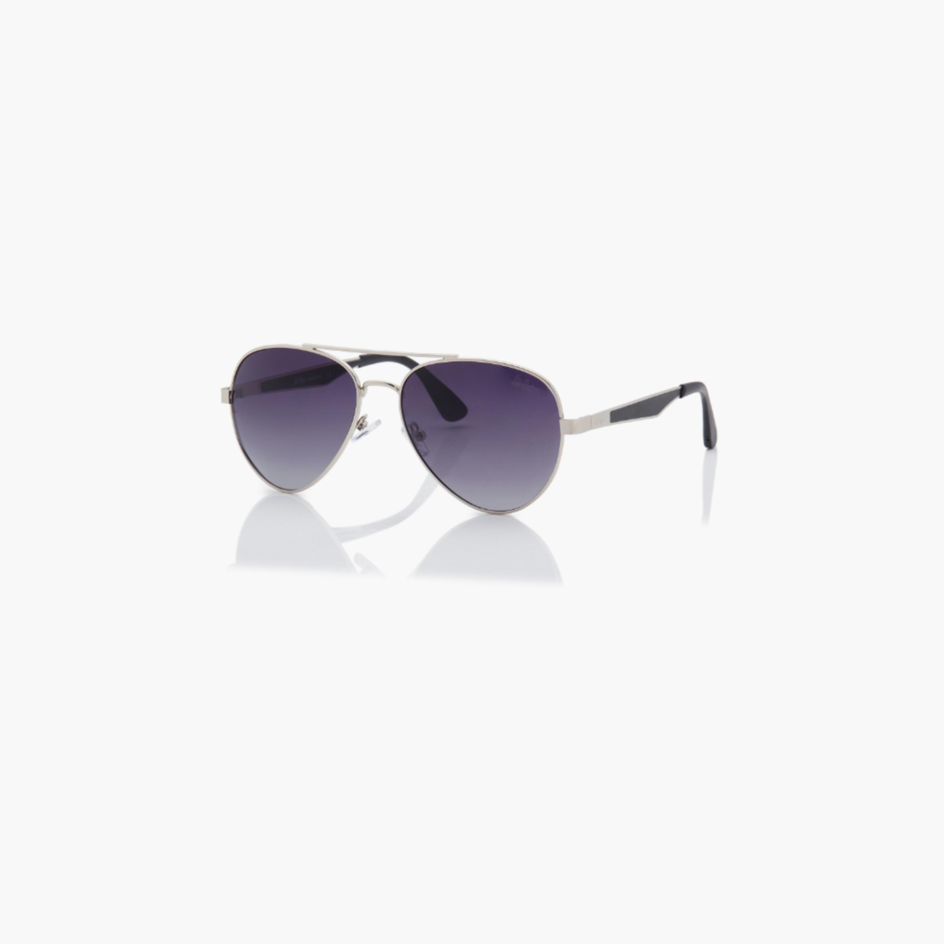 Lee Cooper Polarized 47MM Silver Aviator Sunglasses - LC1220C01-men-sunglasses-image-1