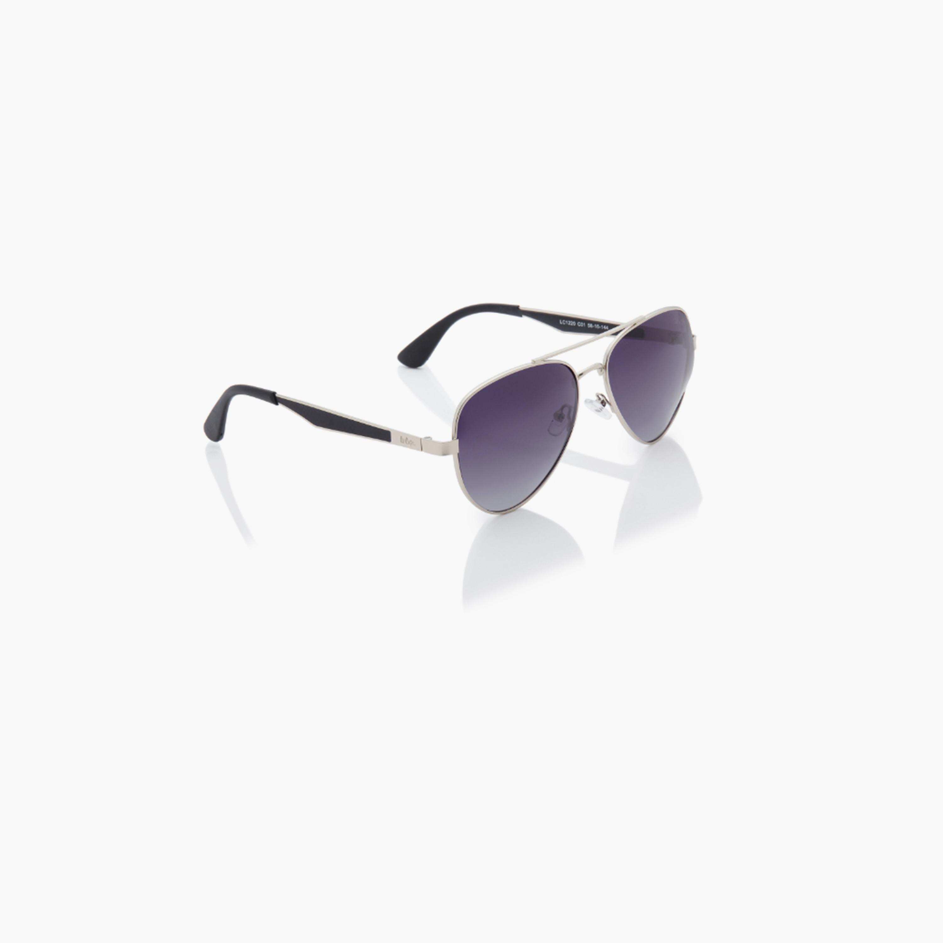 Lee Cooper Polarized 47MM Silver Aviator Sunglasses - LC1220C01-men-sunglasses-image-5