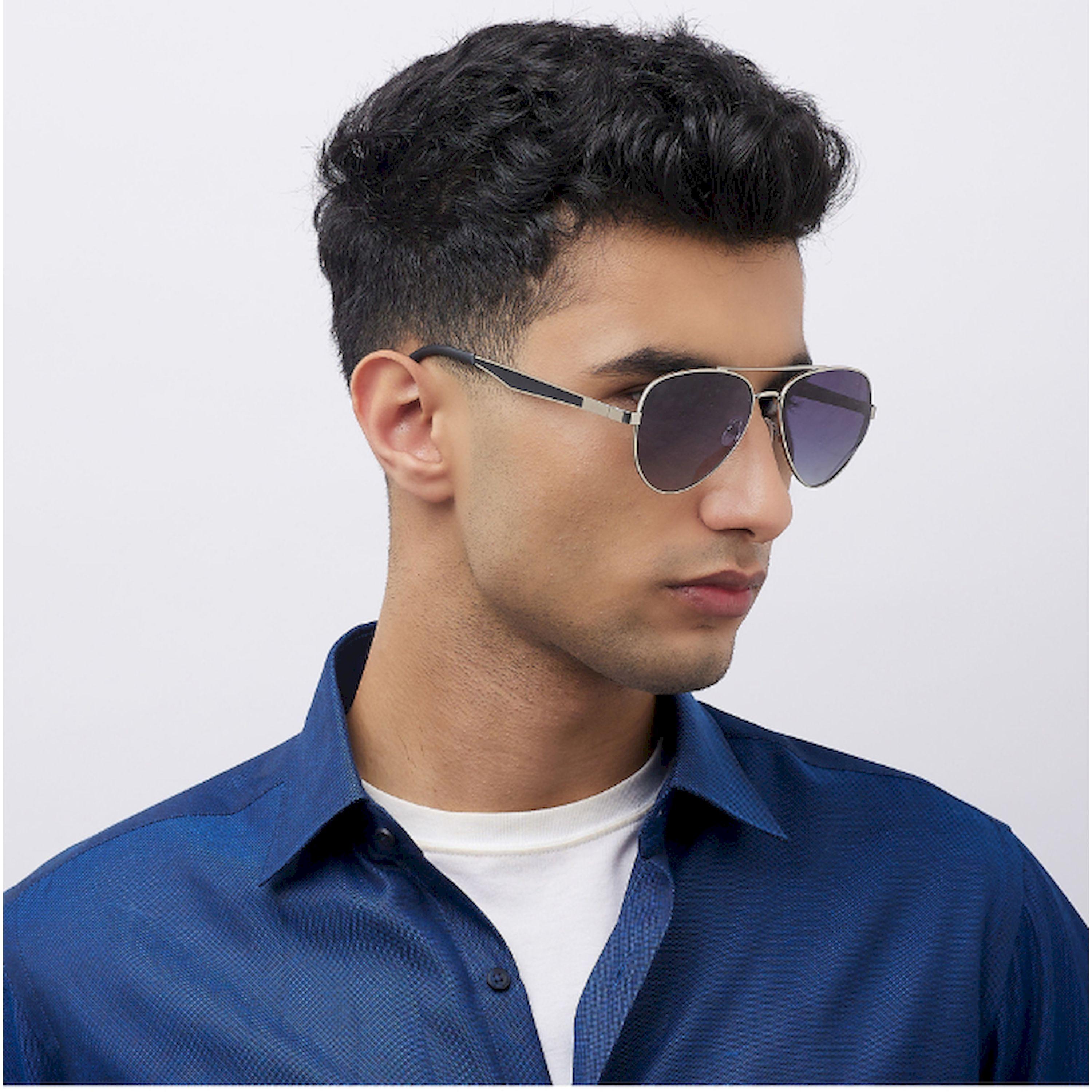 Lee Cooper Polarized 47MM Silver Aviator Sunglasses - LC1220C01-men-sunglasses-image-8