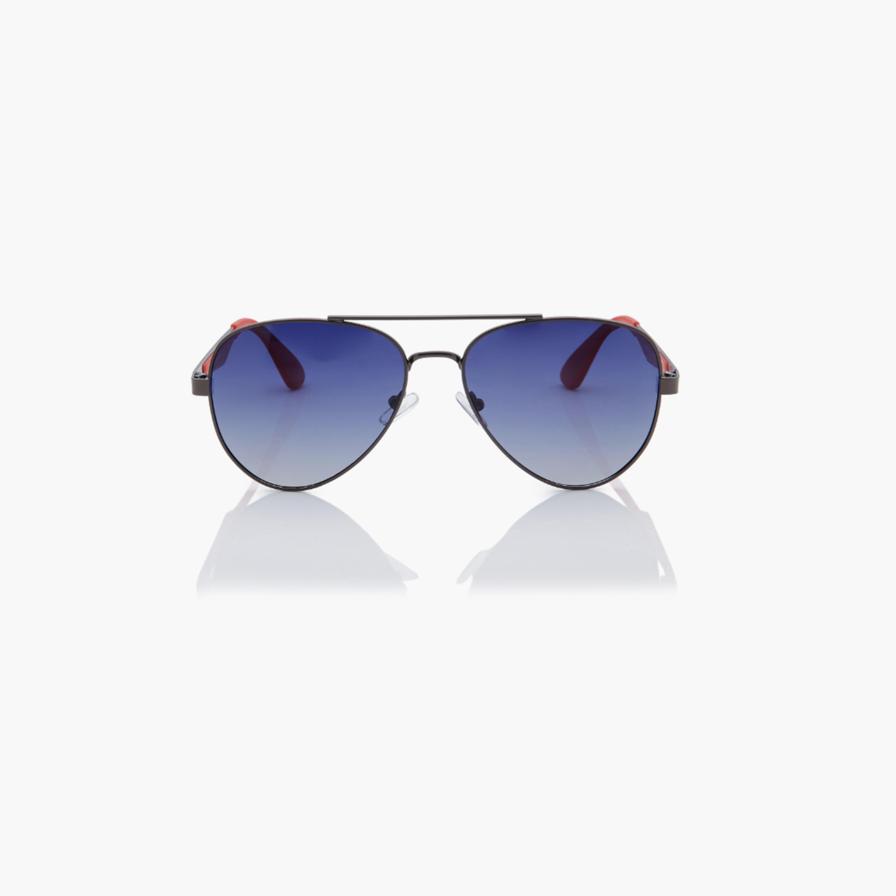 نظارة شمسية مستقطبة إطار أزرق متدرج عدسة عاكسة بعدسة دائرية 47 مم-men-sunglasses-image-3