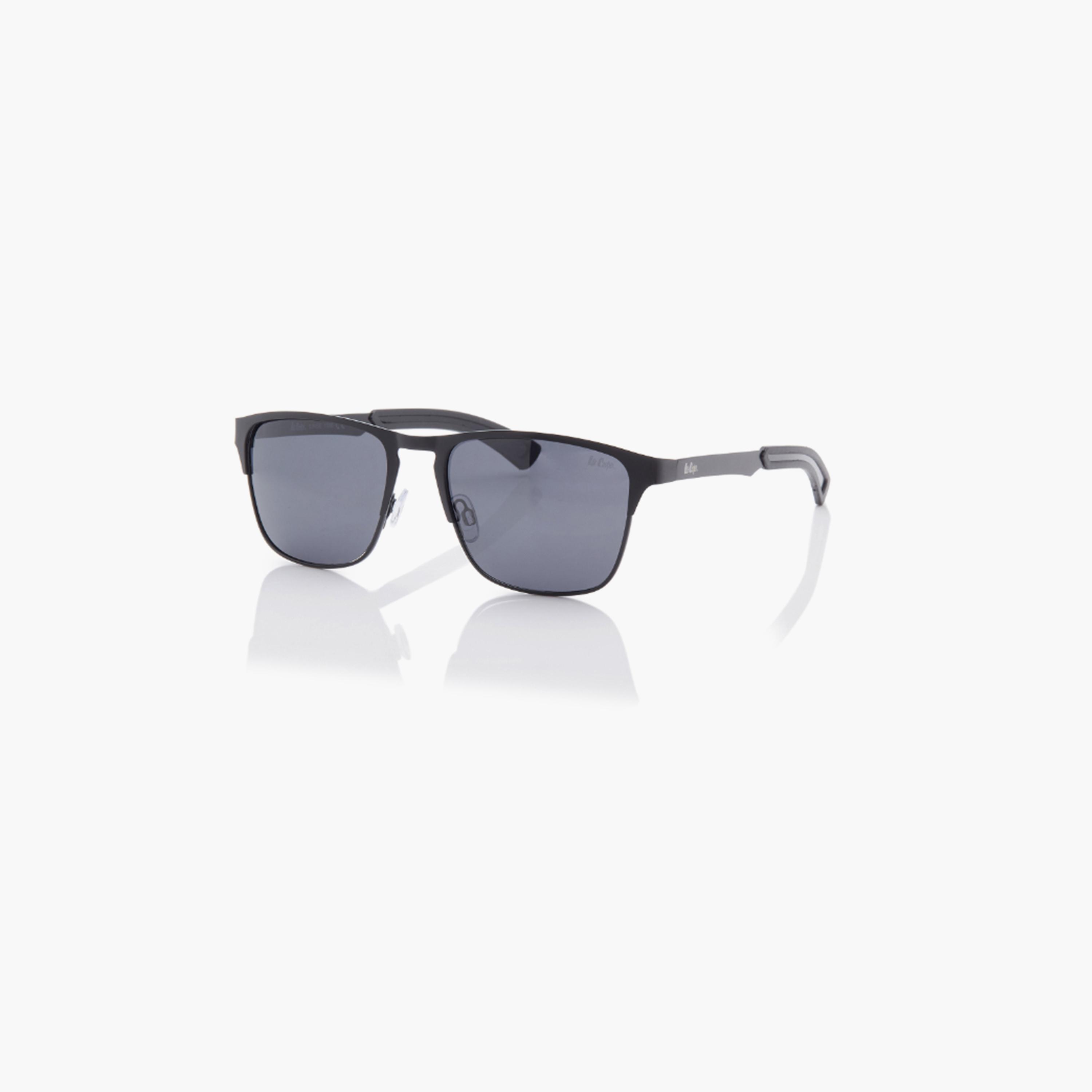 Lee Cooper Polarized 56MM Matte Black Square Sunglasses - LC1222C01-men-sunglasses-image-1