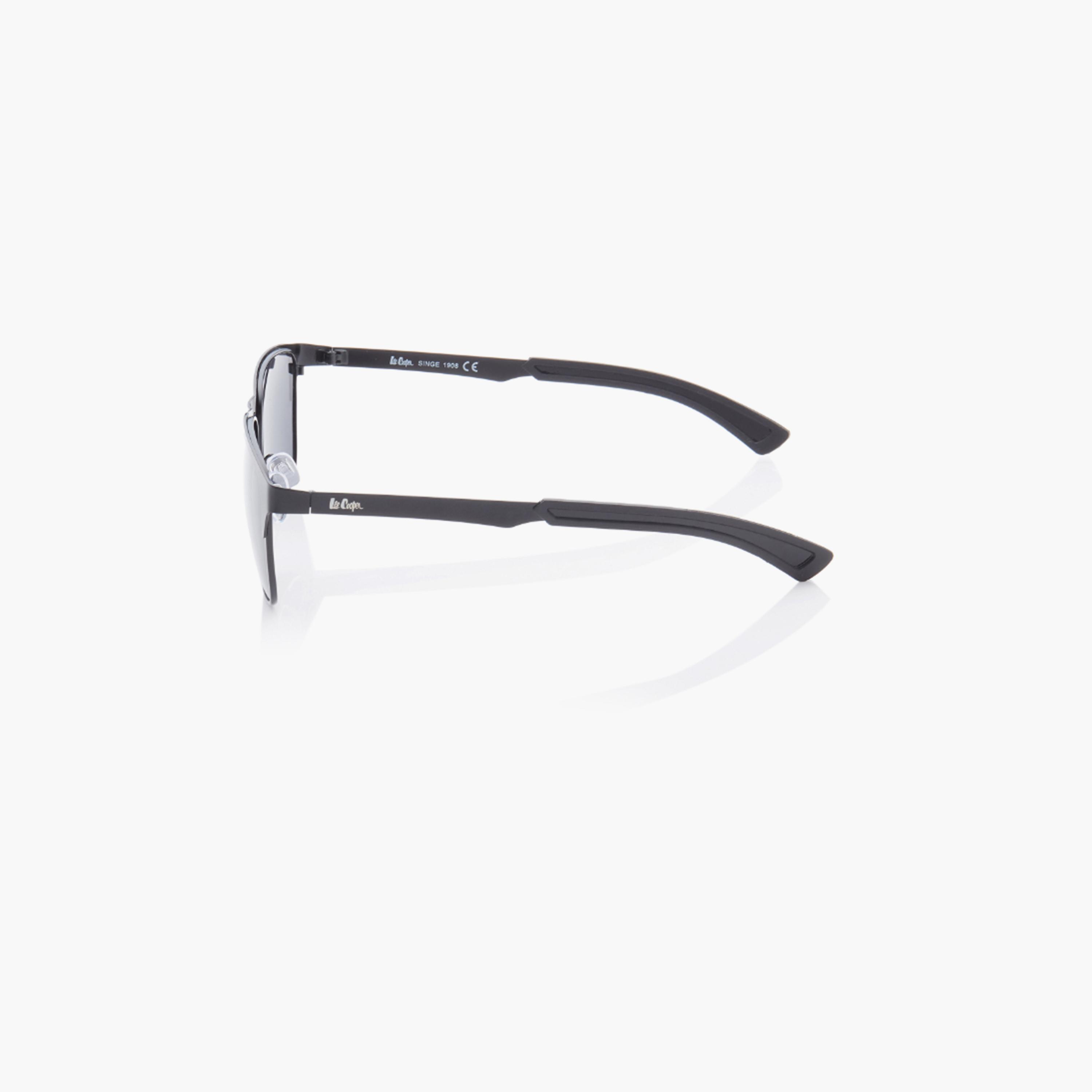 Lee Cooper Polarized 56MM Matte Black Square Sunglasses - LC1222C01-men-sunglasses-image-4