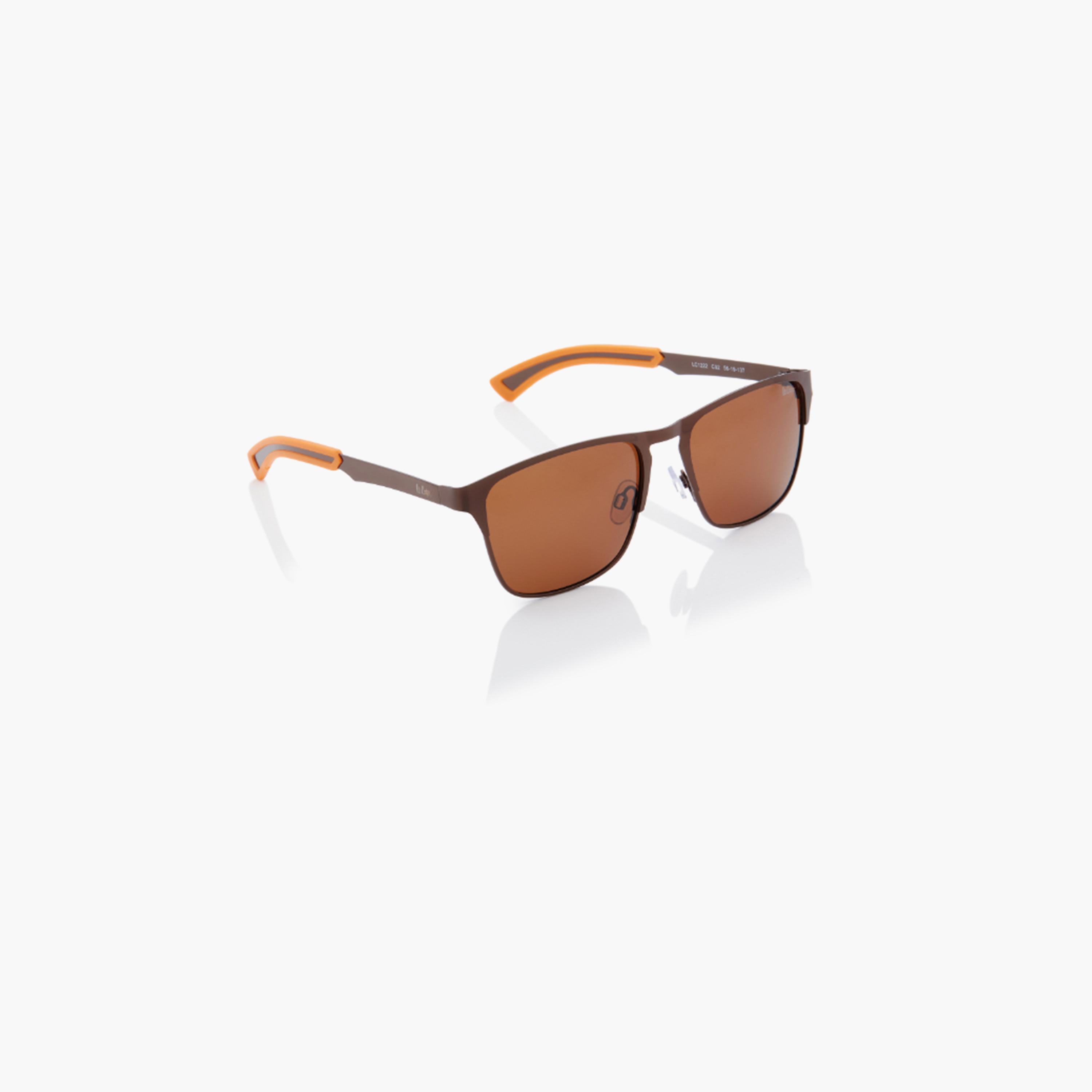 Lee Cooper Polarized 56MM Brown Square Sunglasses - LC1222C02-men-sunglasses-image-5