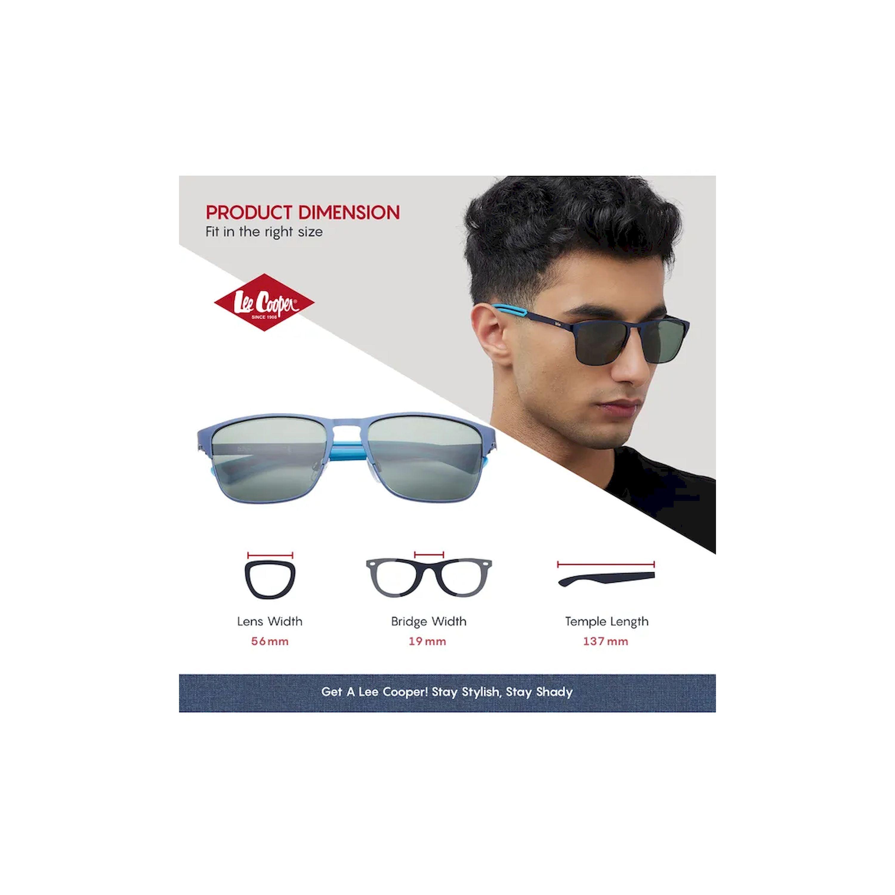 Lee Cooper Polarized 56MM Dark Blue Square Sunglasses - LC1222C03-men-sunglasses-image-2