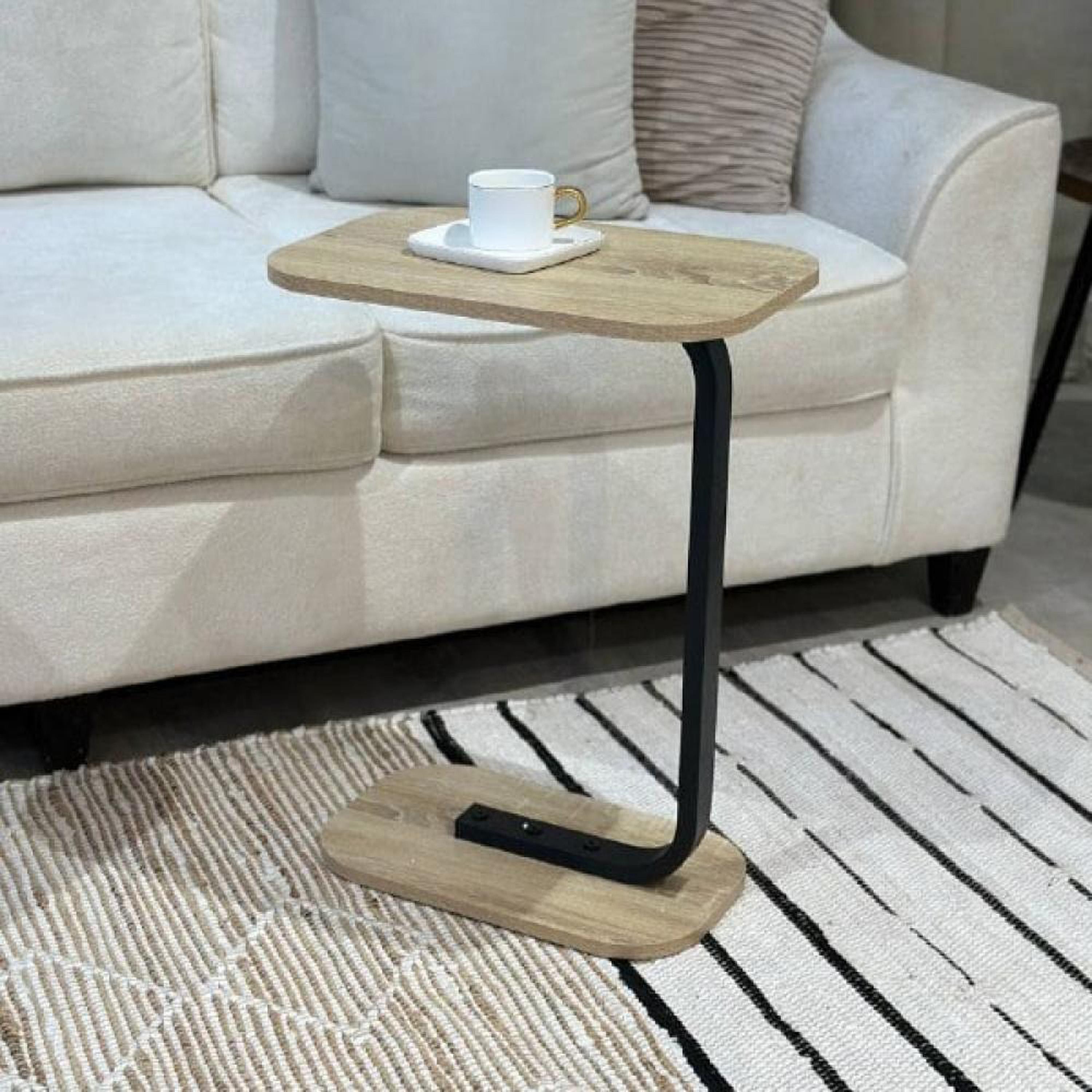 Wooden Top Serving Table - 45x28x60 cms-furniture-livingroom-sideandendtables-image-1