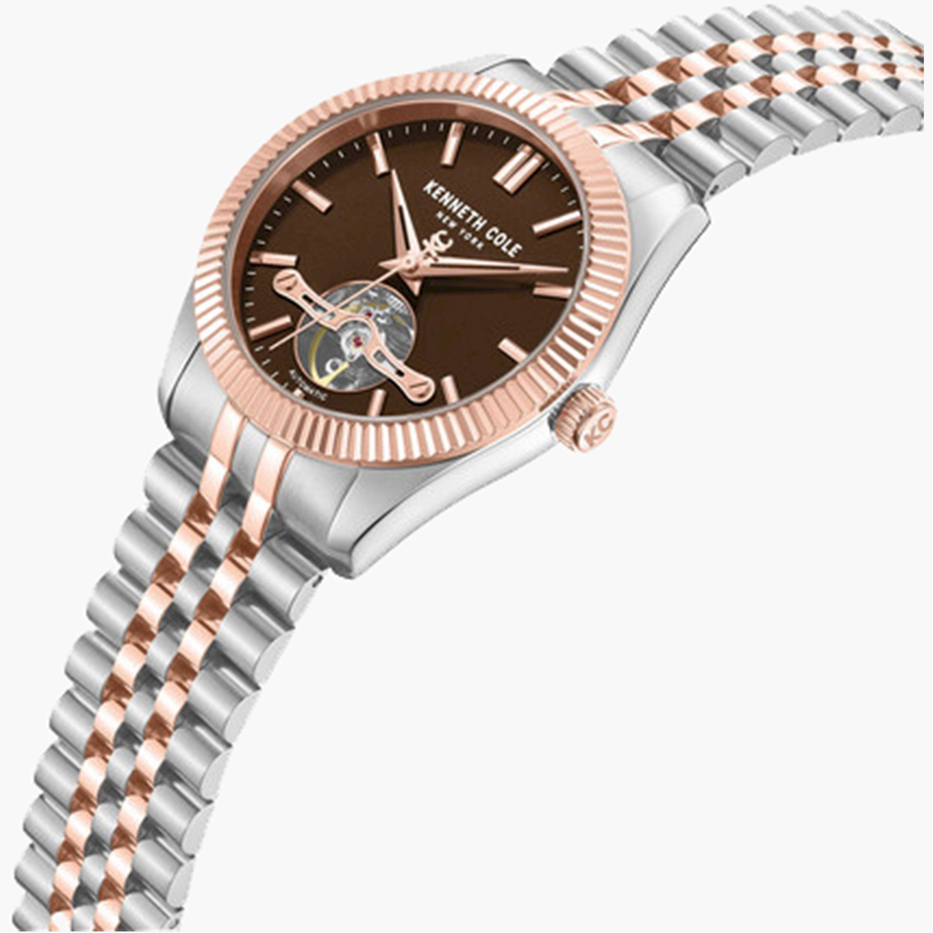 Kenneth Cole Men's 43MM Multicolour Automatic Stainless Steel Strap Watch | KCWGY0064802-men-watchesandjewellery-watches-image-2