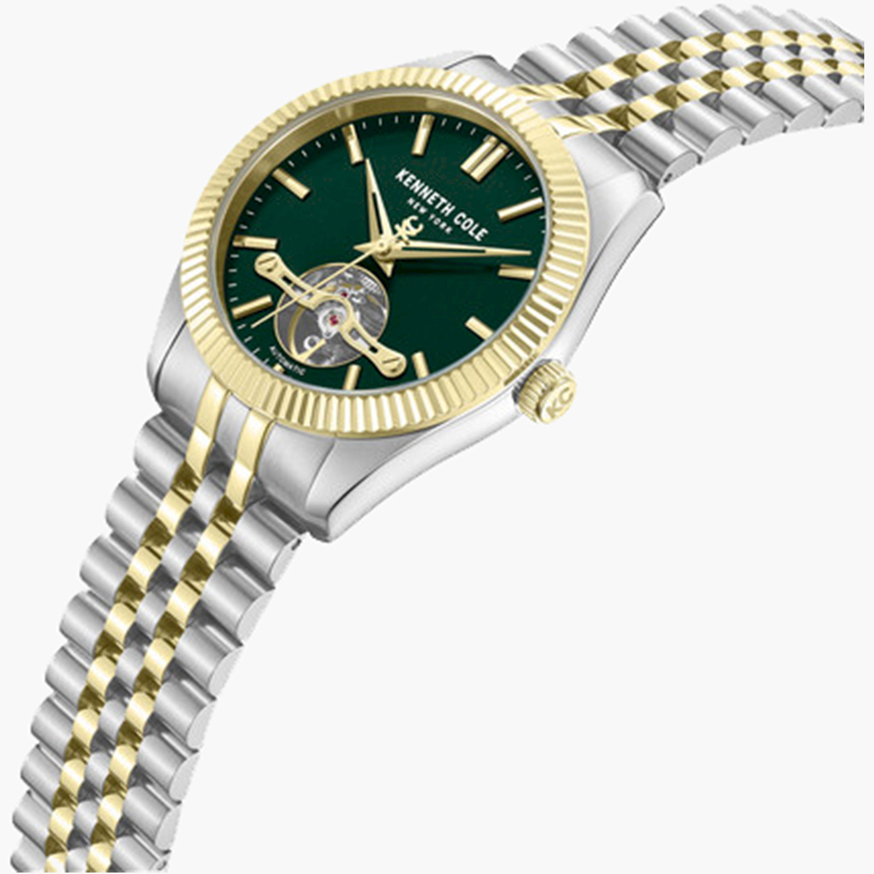 Kenneth Cole Men's 43MM Multicolour Automatic Stainless Steel Strap Watch | KCWGY0064803-men-watchesandjewellery-watches-image-2