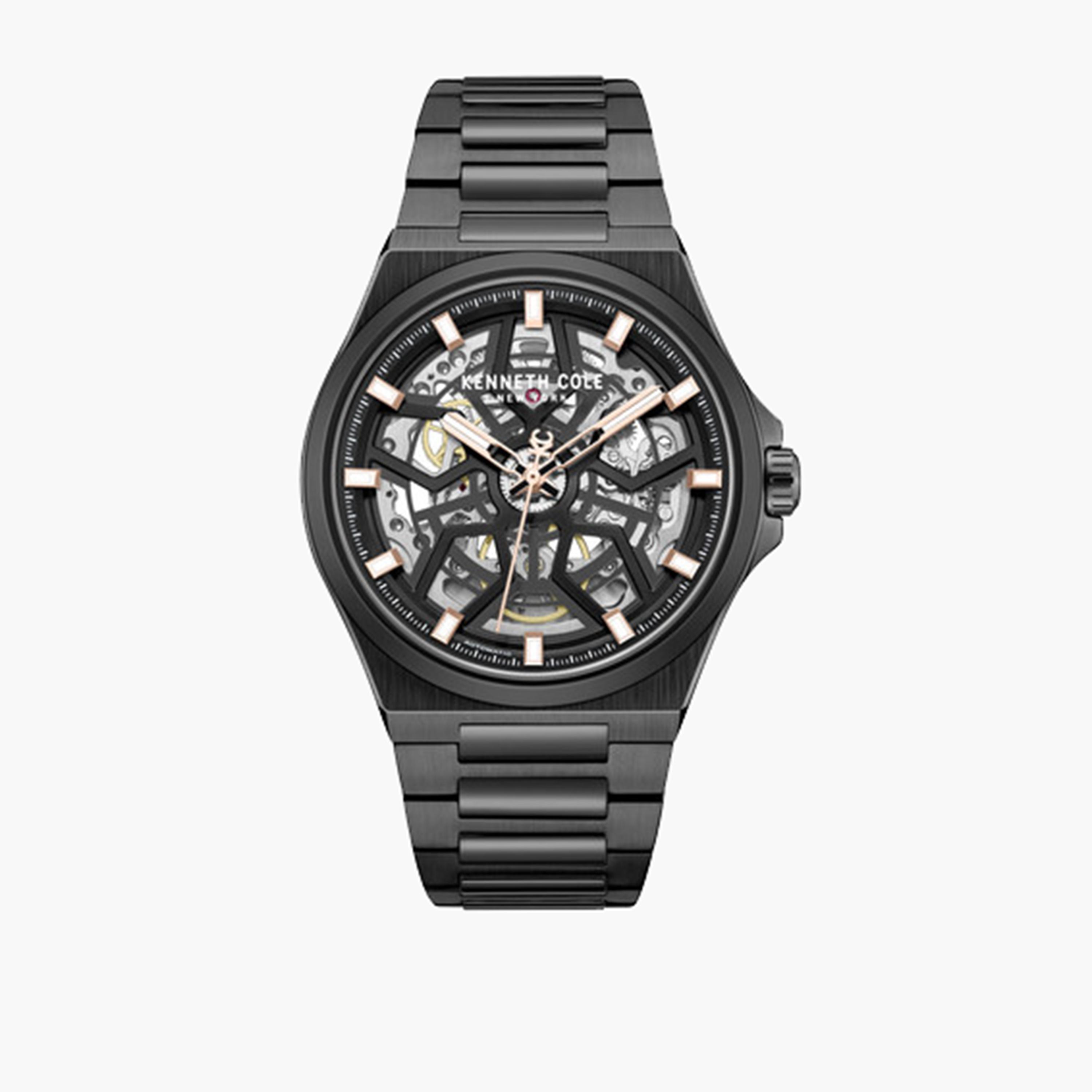 كينيث كول- ساعة اوتوماتيكية للرجال سوار ستانلس ستيل لون أسود 43 مم | KCWGY0065303-men-watchesandjewellery-watches-image-1