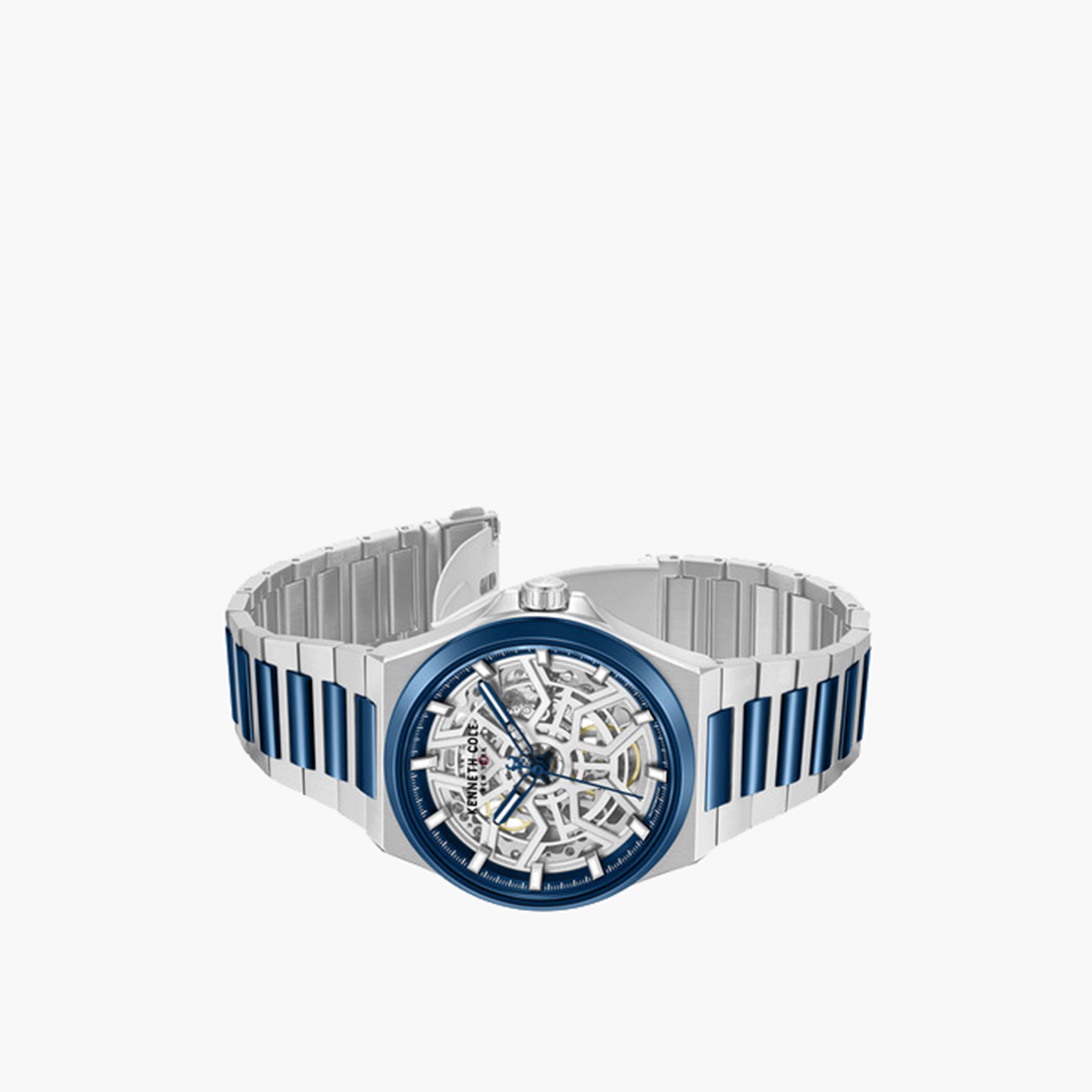 كينيث كول- ساعة اوتوماتيكية للرجال سوار ستانلس ستيل ألوان متعددة 43 مم | KCWGY0065304-men-watchesandjewellery-watches-image-2