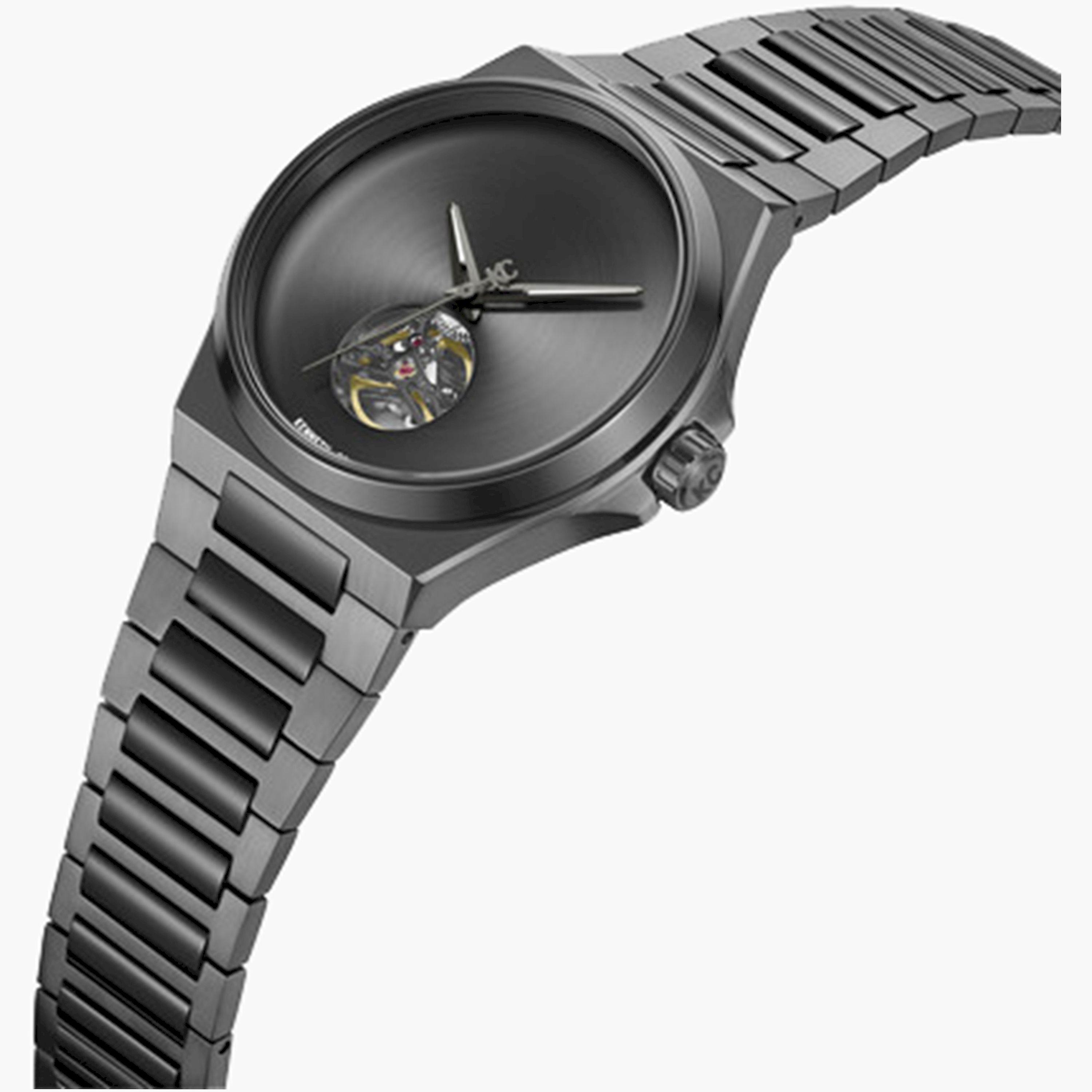 كينيث كول- ساعة اوتوماتيكية للرجال سوار ستانلس ستيل لون أسود 43 مم | KCWGY0067405-men-watchesandjewellery-watches-image-2