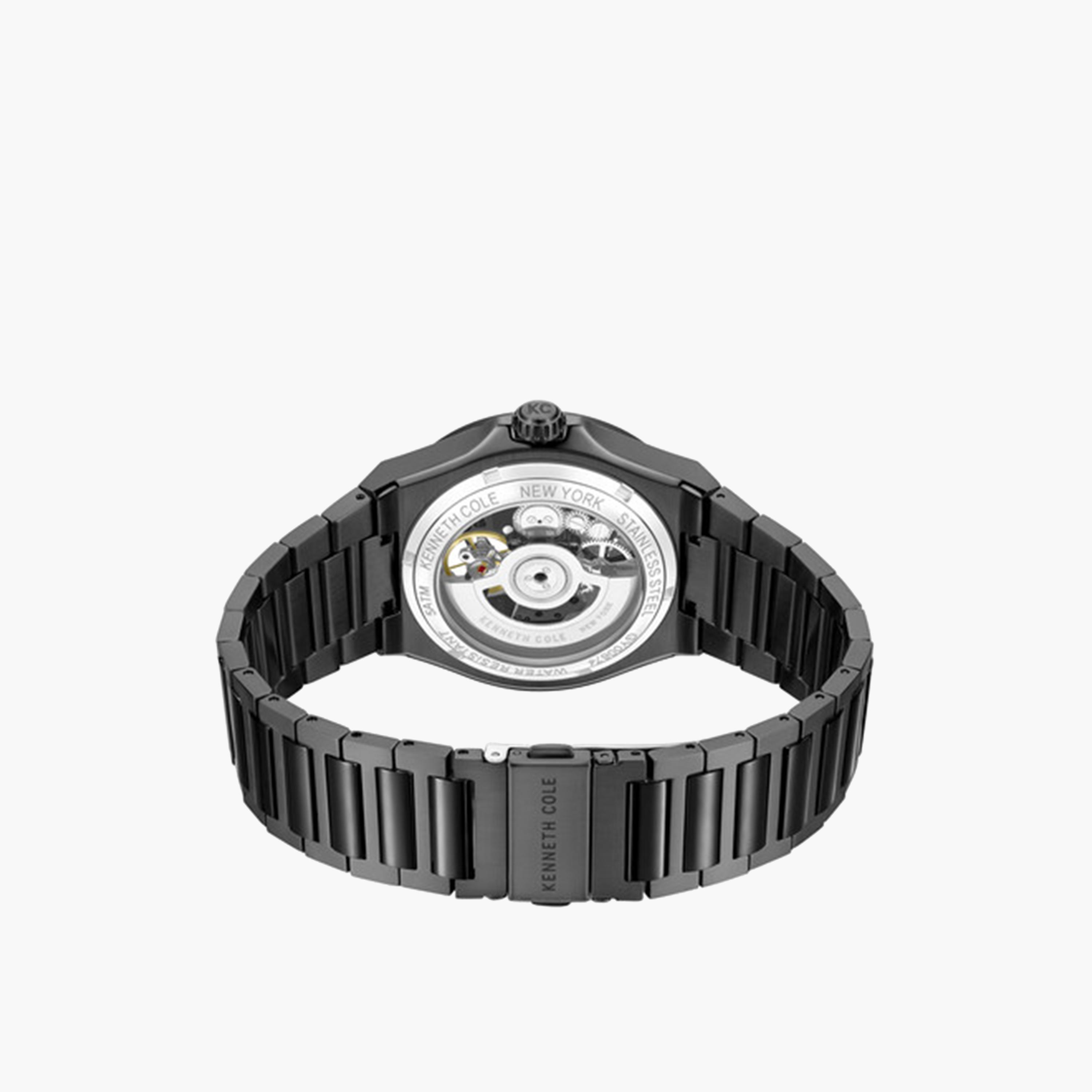 كينيث كول- ساعة اوتوماتيكية للرجال سوار ستانلس ستيل لون أسود 43 مم | KCWGY0067405-men-watchesandjewellery-watches-image-3