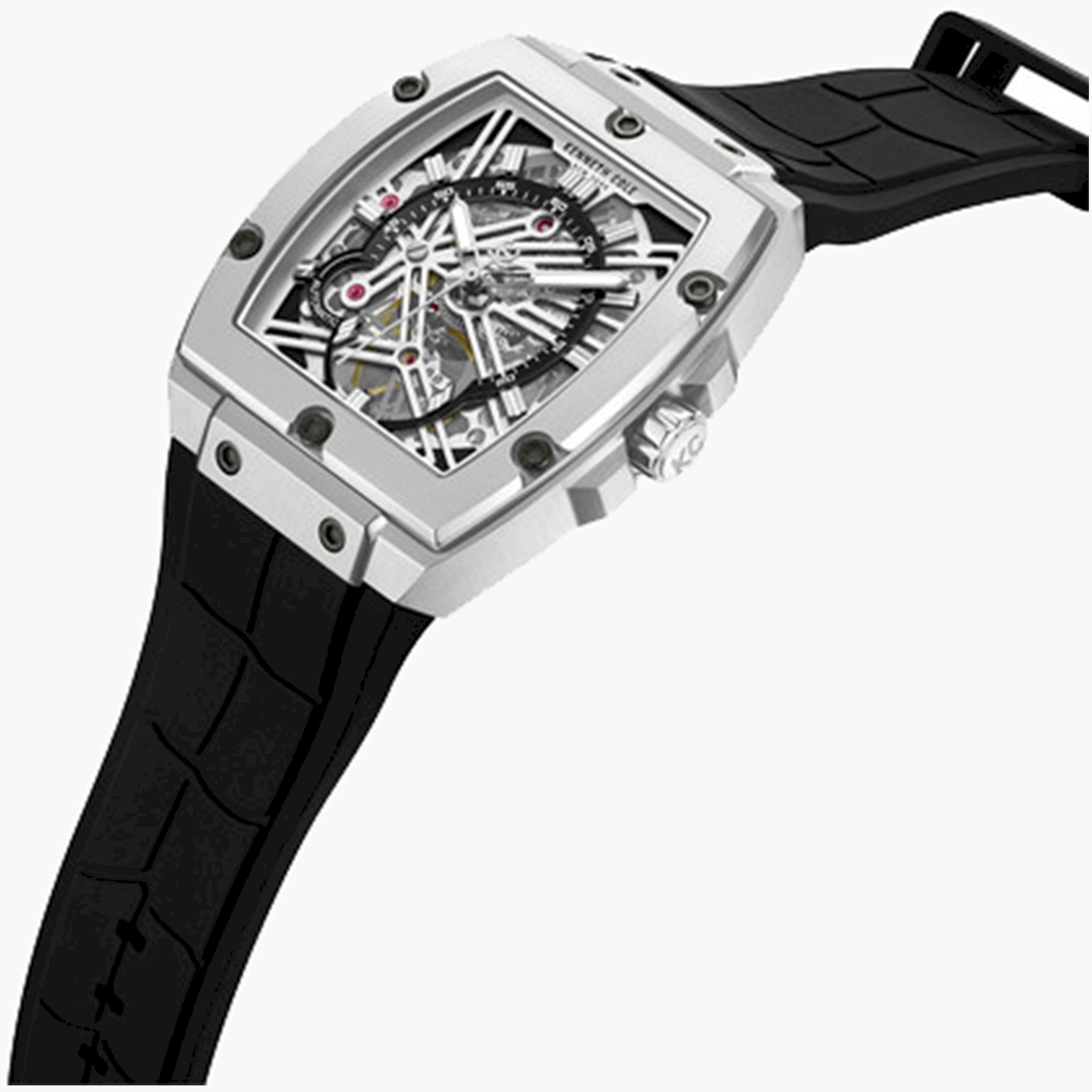 كينيث كول- ساعة اوتوماتيكية للرجال سوار سيليكون لون أسود 41 مم | KCWGZ0067803-men-watchesandjewellery-watches-image-3