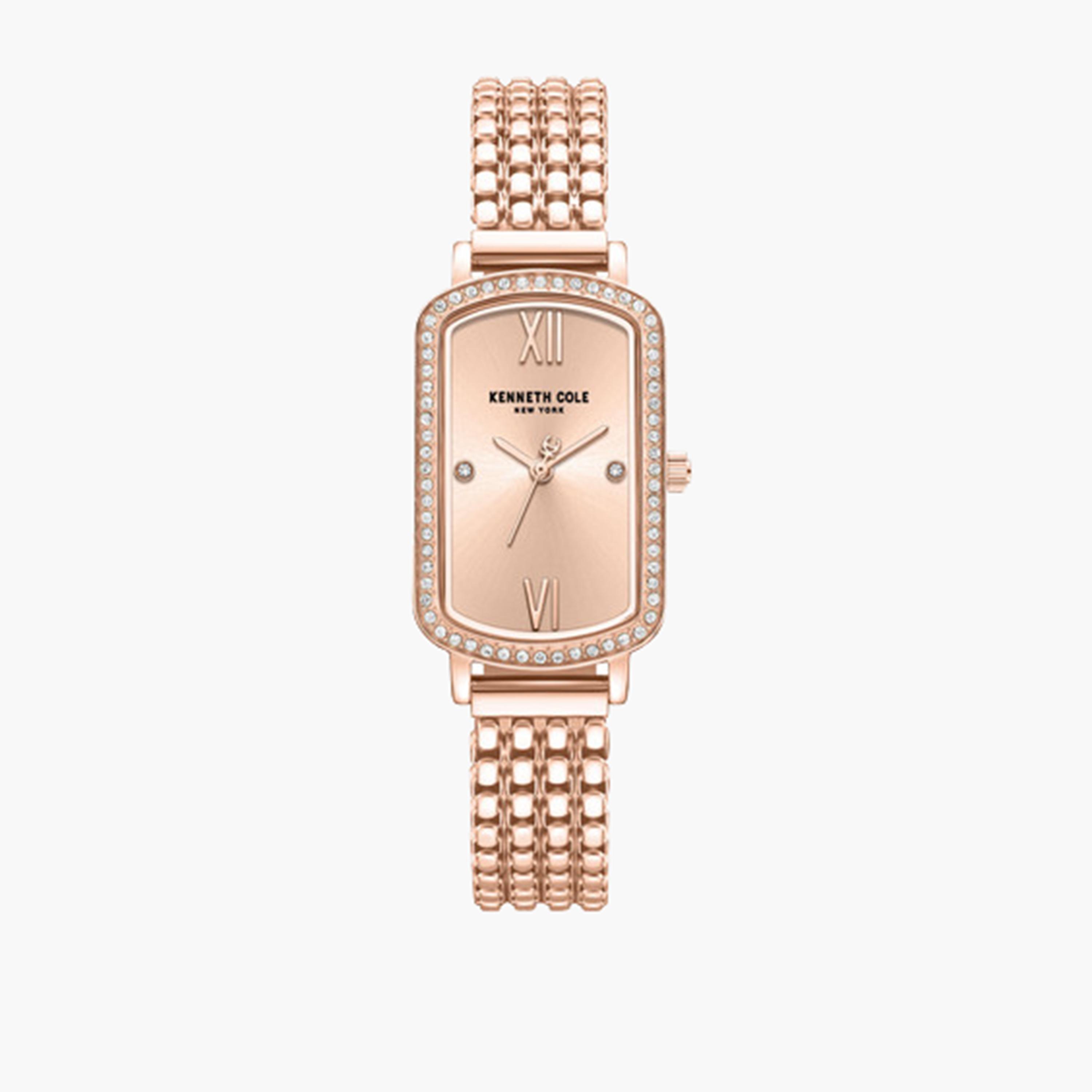 Kenneth Cole Women's 22MM Gold Analog Stainless Steel Strap Watch | KCWLG0065801-women-watchesandjewellery-watches-image-1
