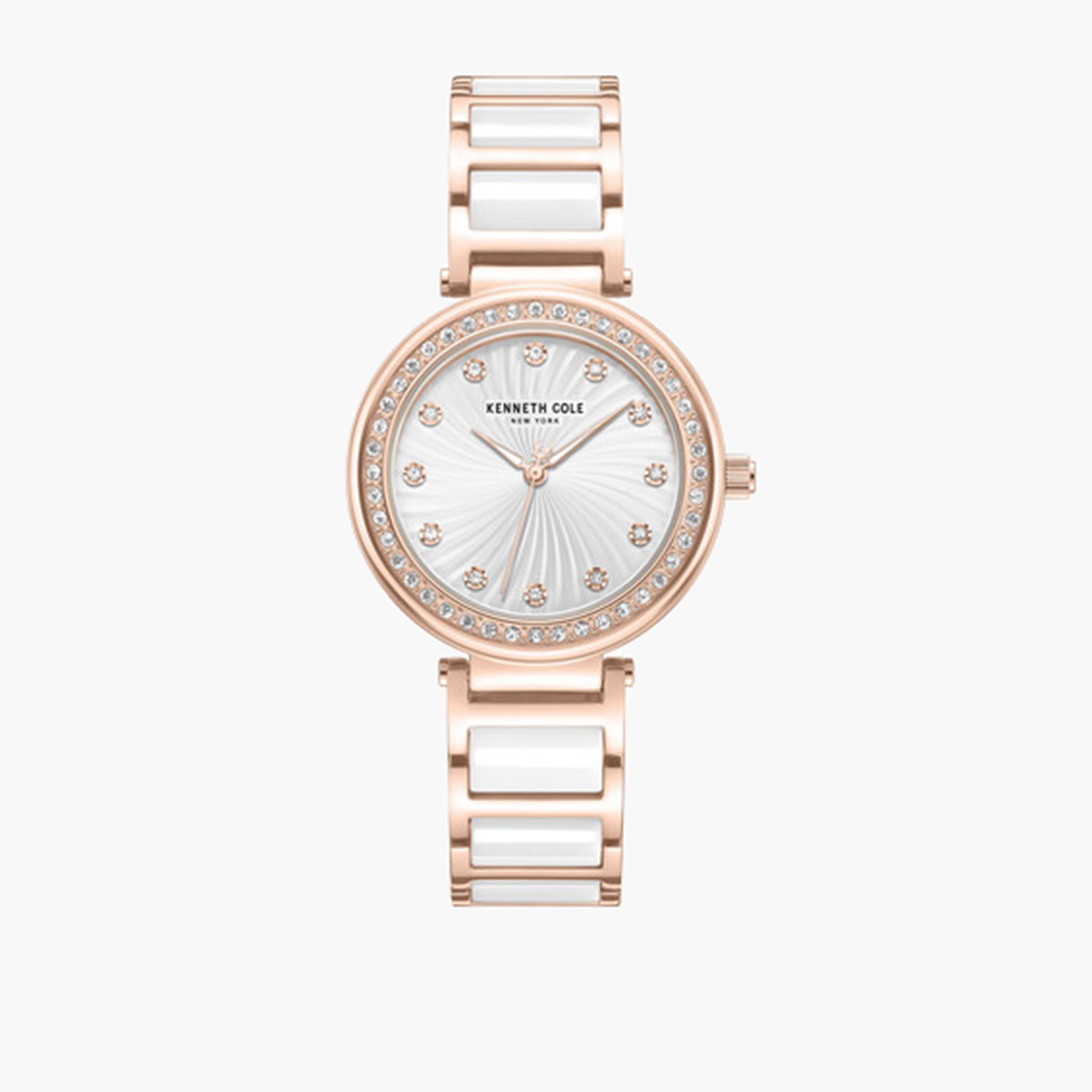 Kenneth Cole Women's 34MM Multicolour Analog Stainless Steel Strap Watch | KCWLG0066102-women-watchesandjewellery-watches-image-1