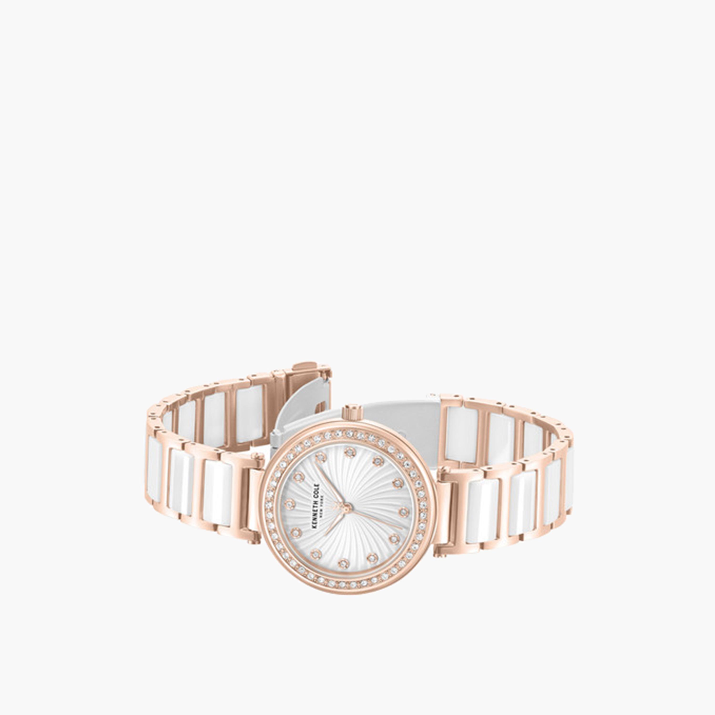 Kenneth Cole Women's 34MM Multicolour Analog Stainless Steel Strap Watch | KCWLG0066102-women-watchesandjewellery-watches-image-2