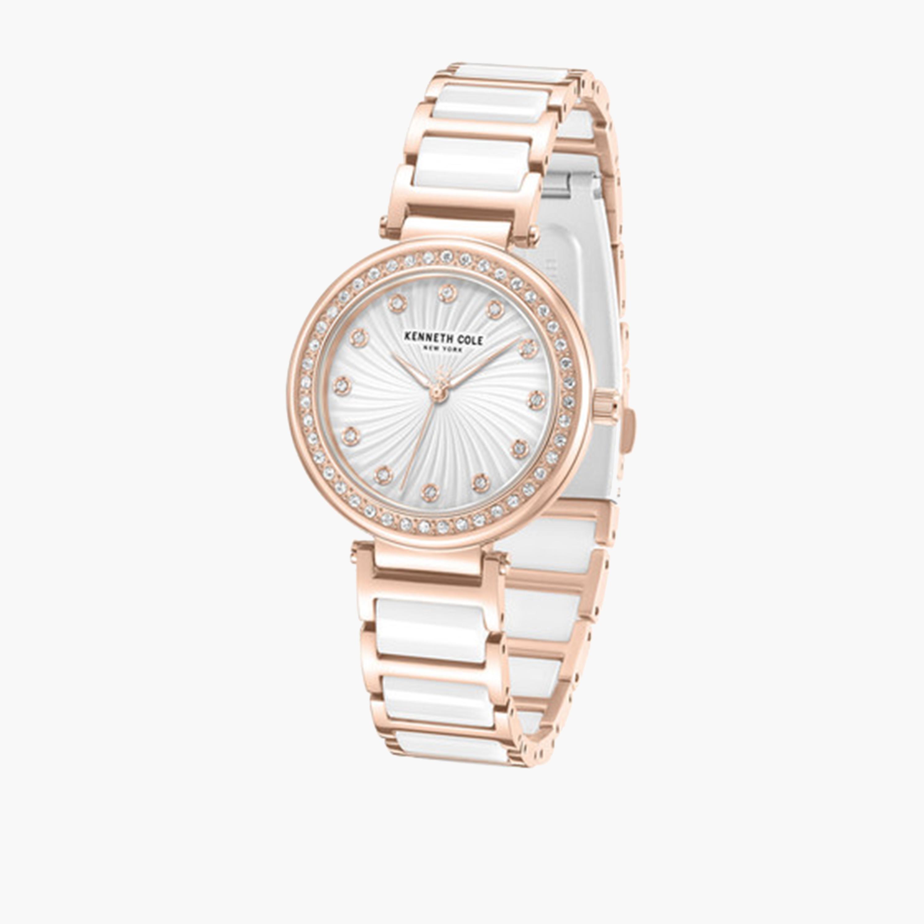 Kenneth Cole Women's 34MM Multicolour Analog Stainless Steel Strap Watch | KCWLG0066102-women-watchesandjewellery-watches-image-4