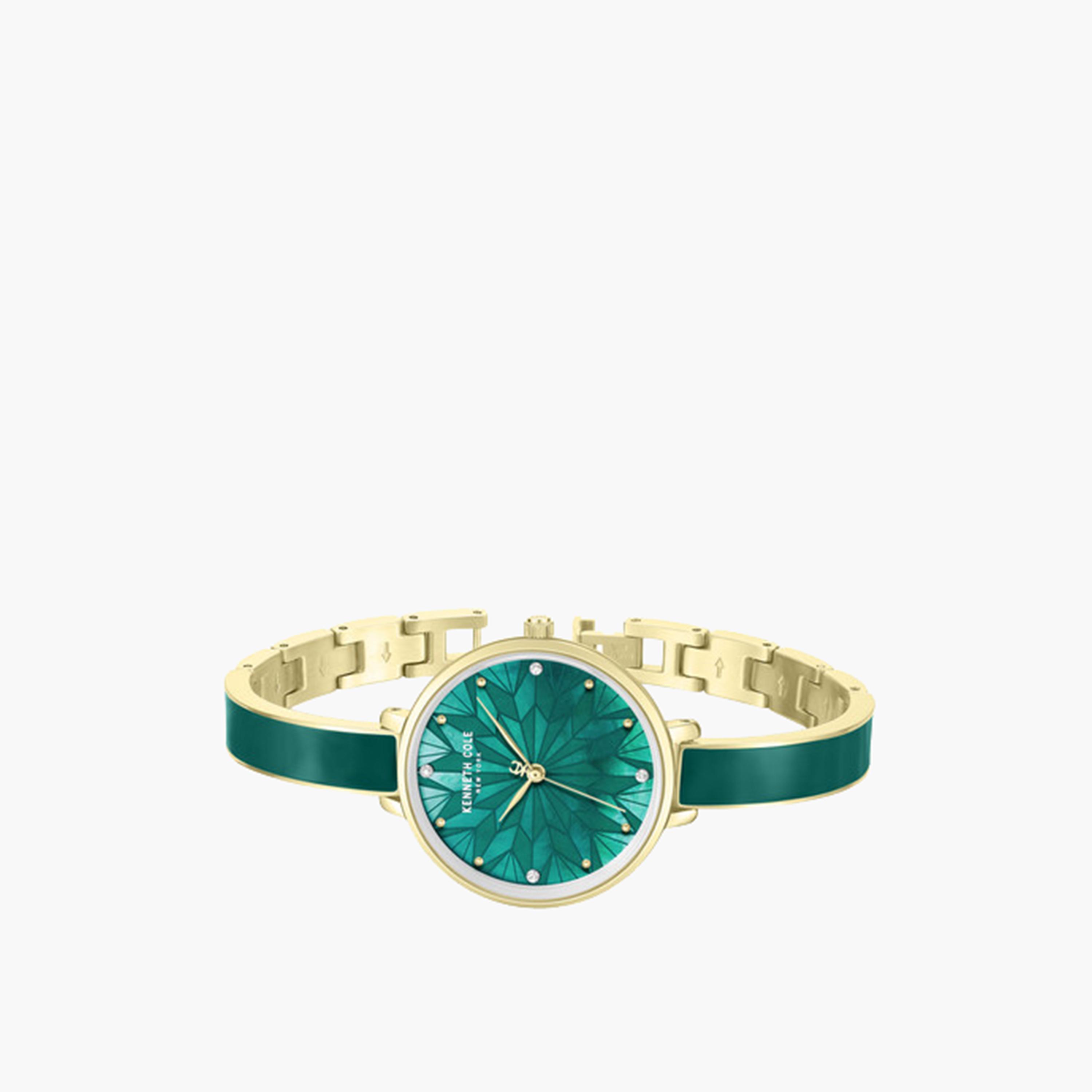 Kenneth Cole Women's 32MM Green Analog Stainless Steel Strap Watch | KCWLG0068001-women-watchesandjewellery-watches-image-2
