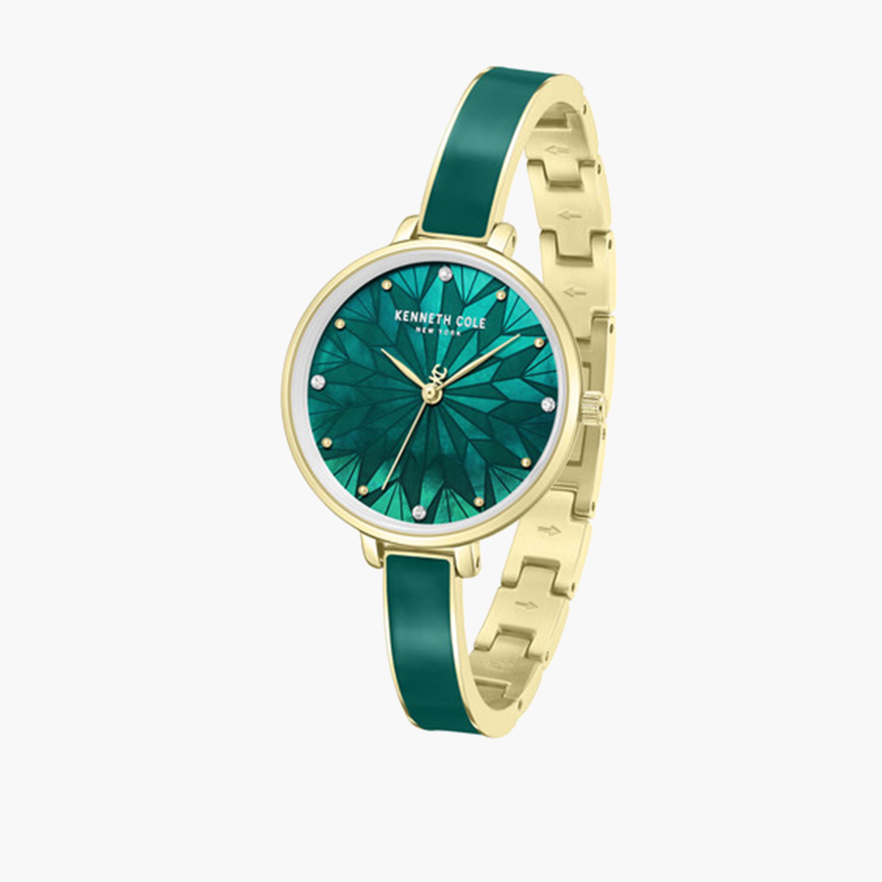 Kenneth Cole Women's 32MM Green Analog Stainless Steel Strap Watch | KCWLG0068001-women-watchesandjewellery-watches-image-4