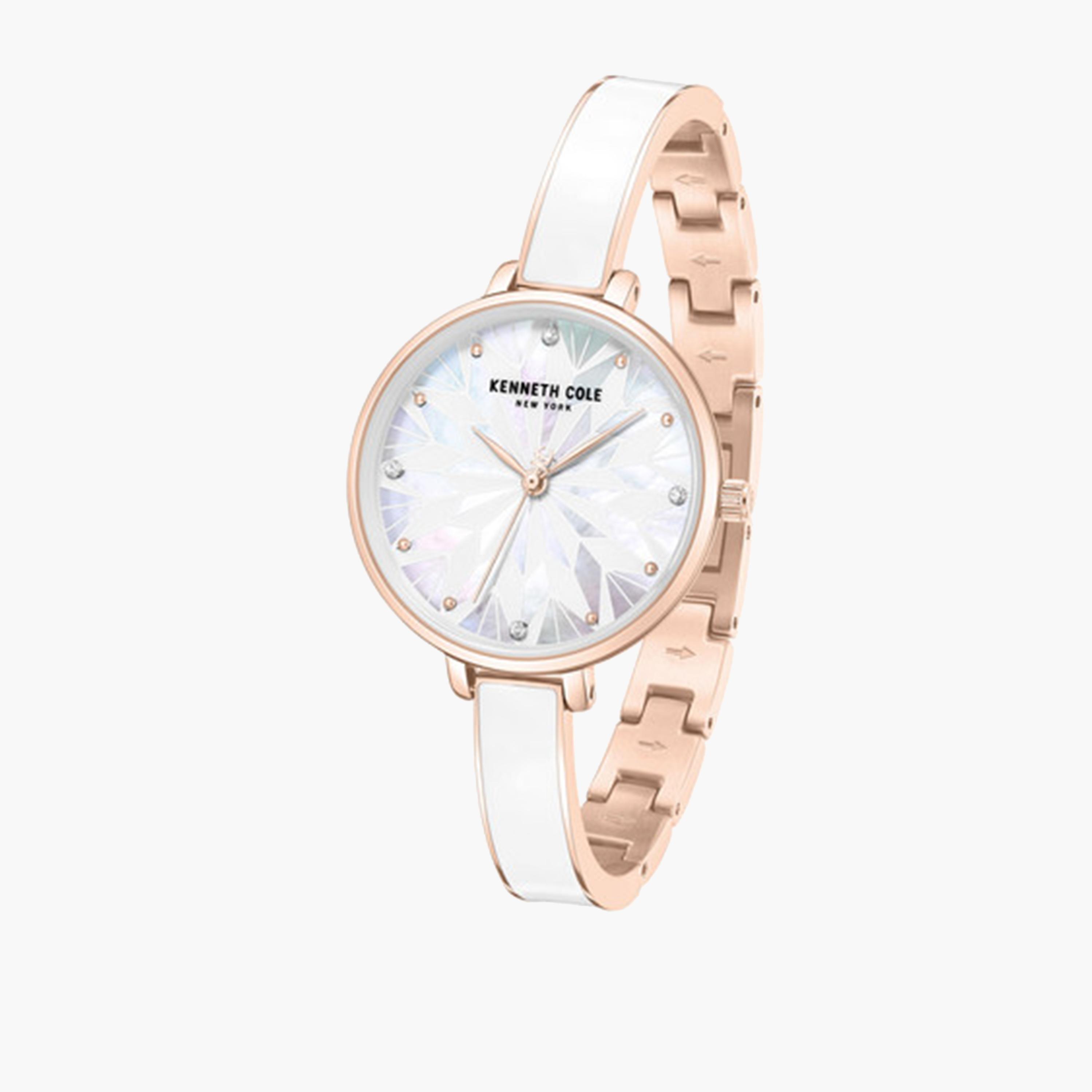 Kenneth Cole Women's 32MM White Analog Stainless Steel Strap Watch | KCWLG0068003-women-watchesandjewellery-watches-image-4