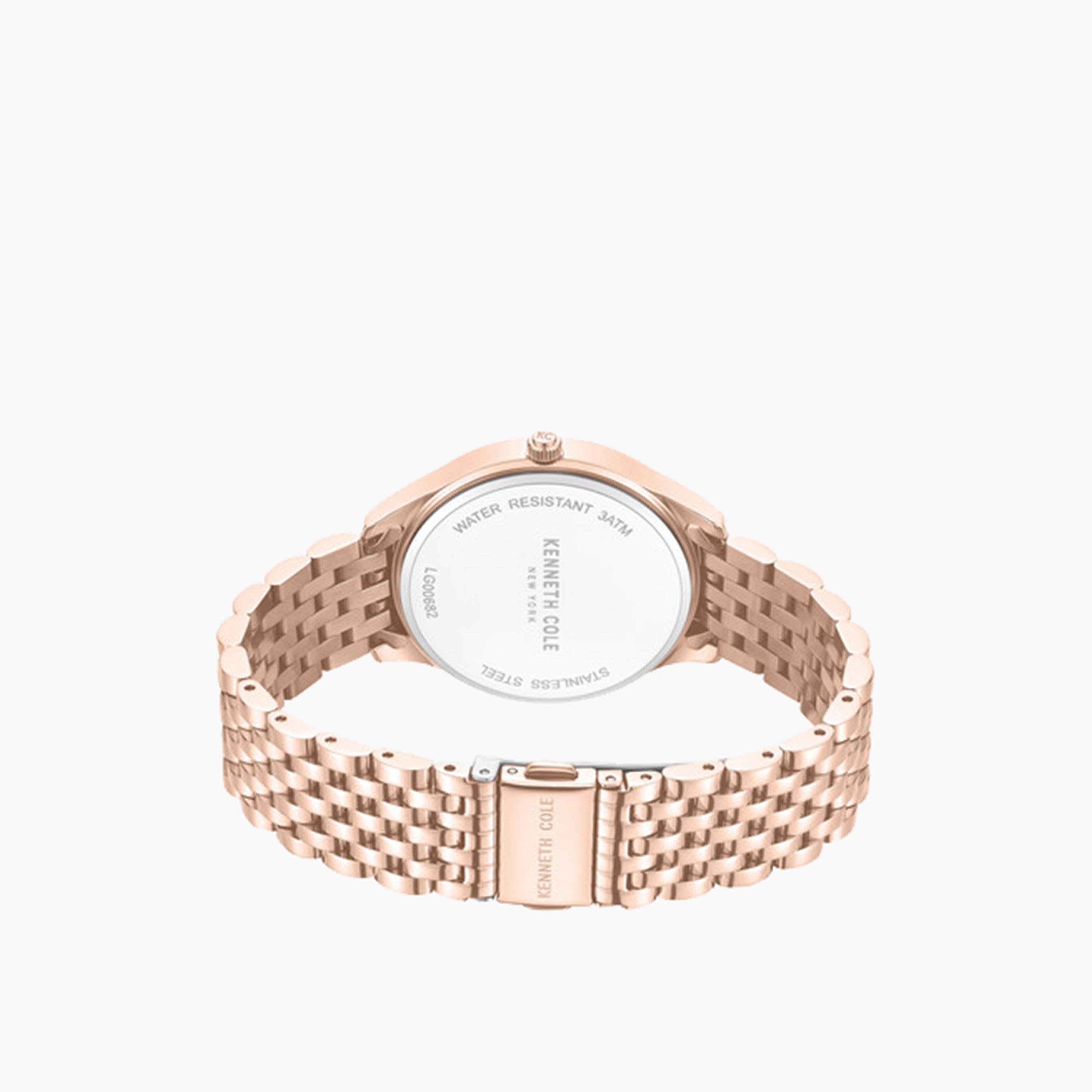 كينيث كول- ساعة تناظرية للنساء سوار ستانلس ستيل لون ذهبي 36 مم | KCWLG0068203-women-watchesandjewellery-watches-image-5