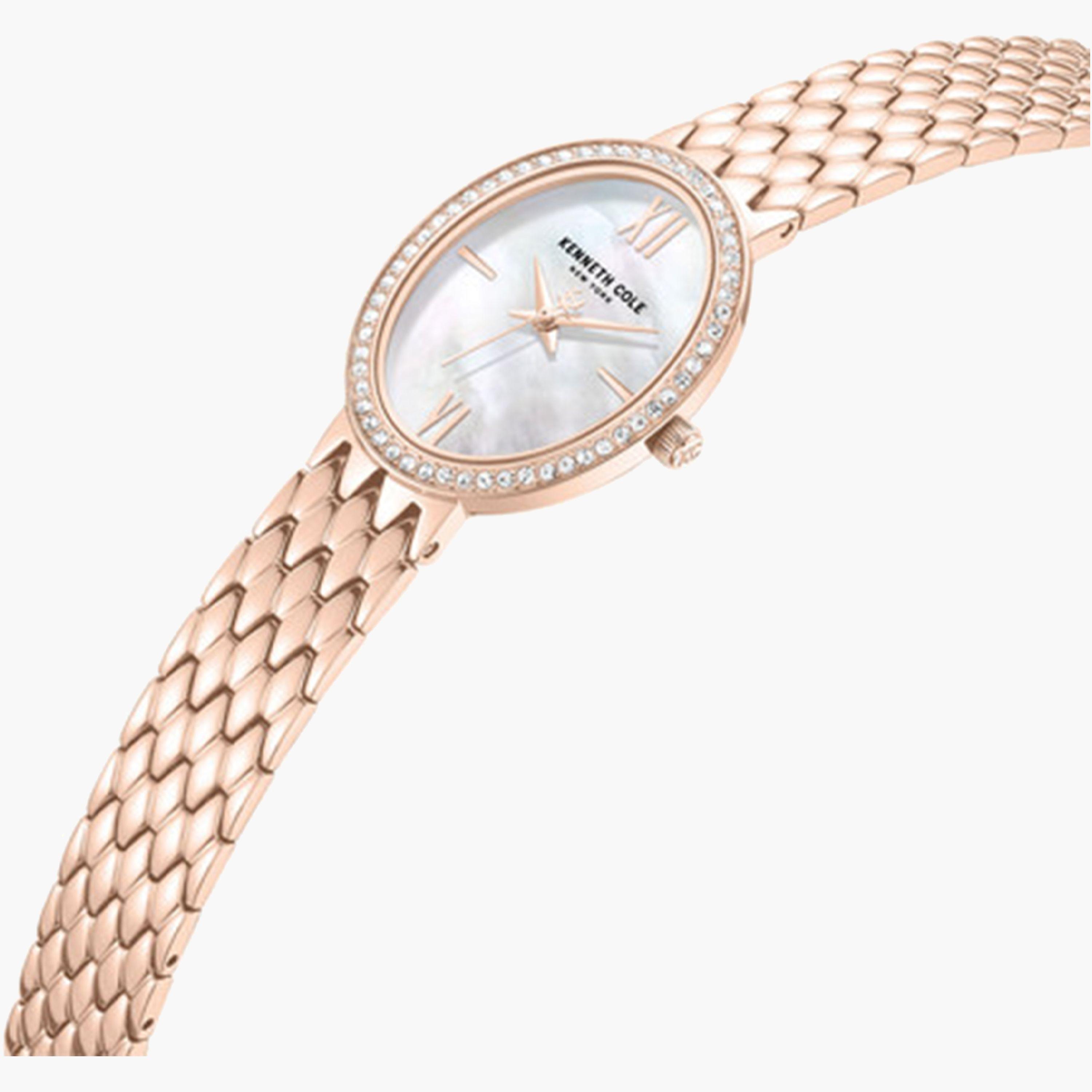 Kenneth Cole Women's 25MM Gold Analog Stainless Steel Strap Watch | KCWLG0068301-women-watchesandjewellery-watches-image-3