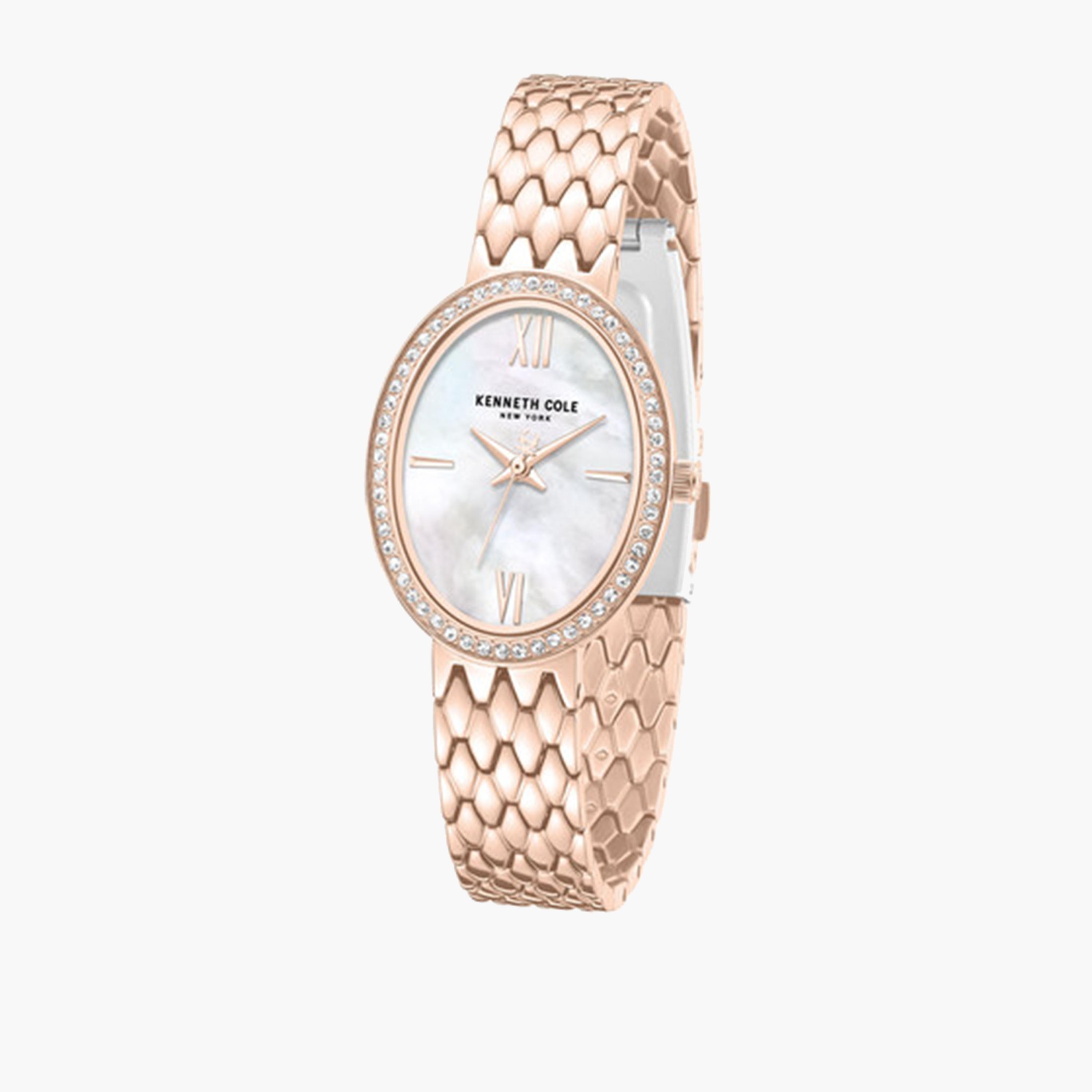 Kenneth Cole Women's 25MM Gold Analog Stainless Steel Strap Watch | KCWLG0068301-women-watchesandjewellery-watches-image-4